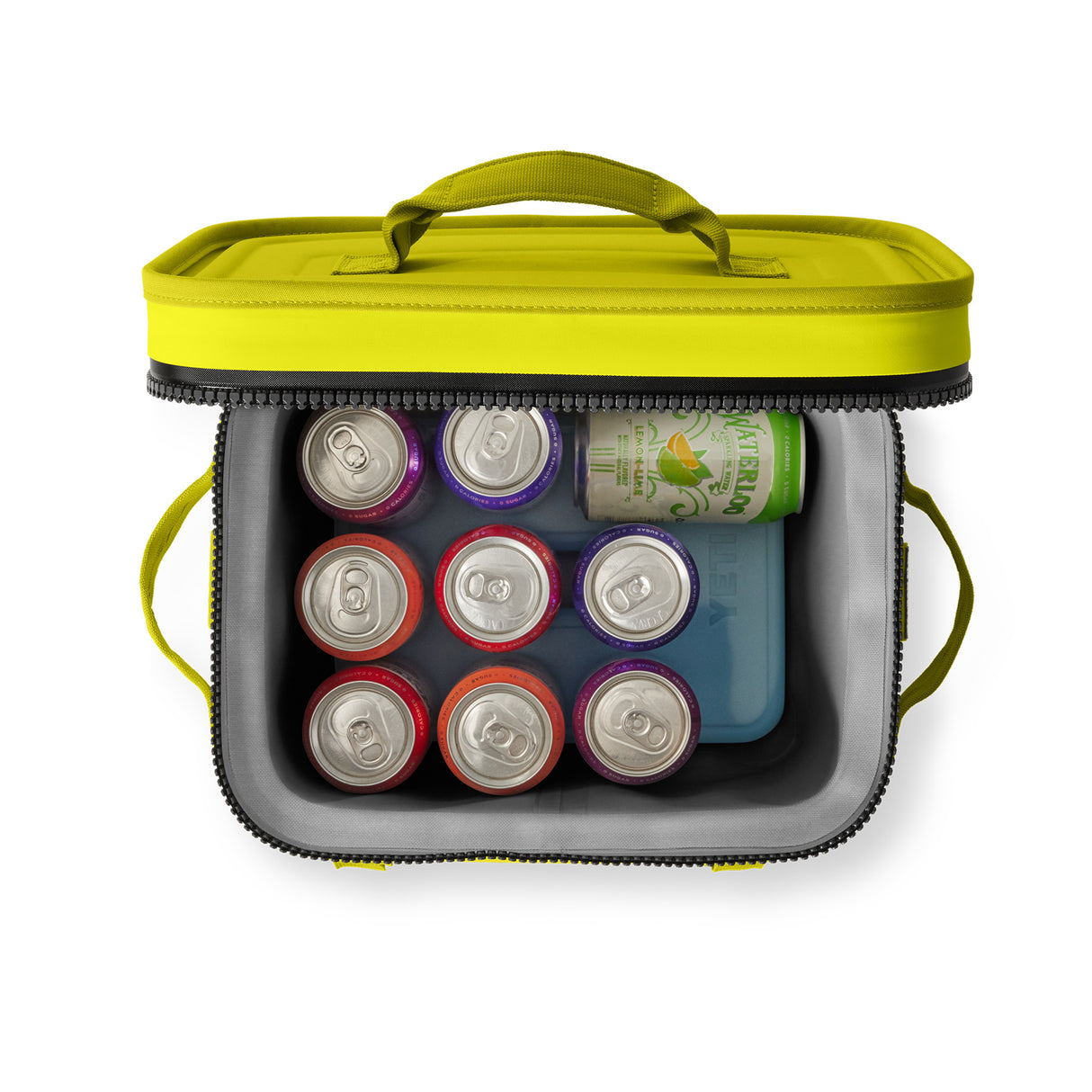 YETI Hopper Flip 12 Soft Cooler Fog Gray/Blue-Ridgeline-Firefly Yellow-Key Lime-Black - 53 Degrees North