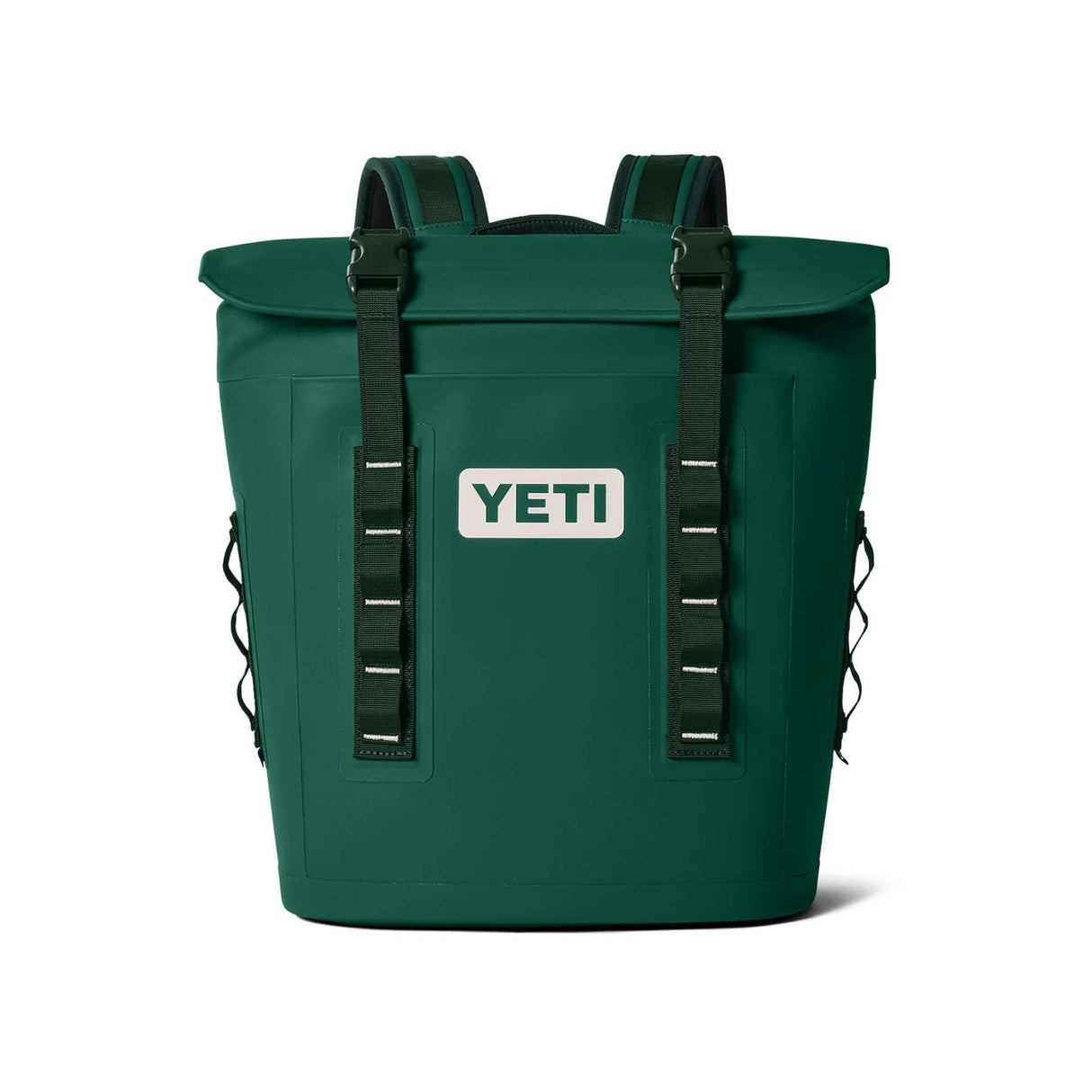 YETI Hopper M12 Backpack Soft Cooler Navy-Black Forest Green-Black - 53 Degrees North