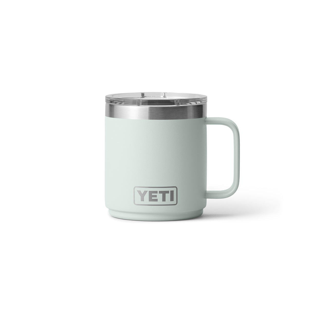 YETI Rambler 10 oz (295 ml) Ceramic Lined Magslider Mug Ridgeline-King Crab Orange-Rescue Red-Seafoam-Black - 53 Degrees North