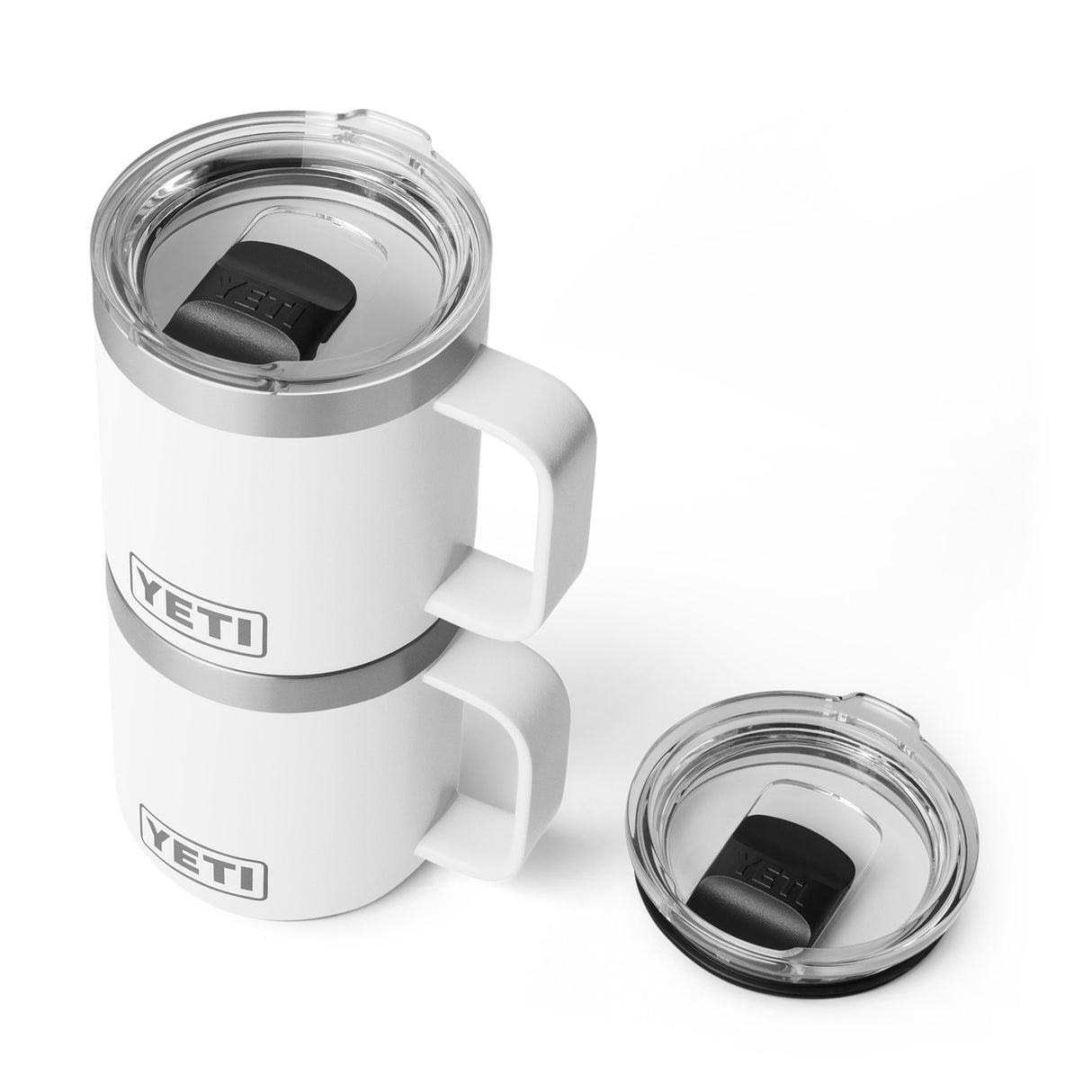 YETI Rambler 10 oz (295 ml) Ceramic Lined Magslider Mug Ridgeline-King Crab Orange-Rescue Red-Seafoam-Black - 53 Degrees North