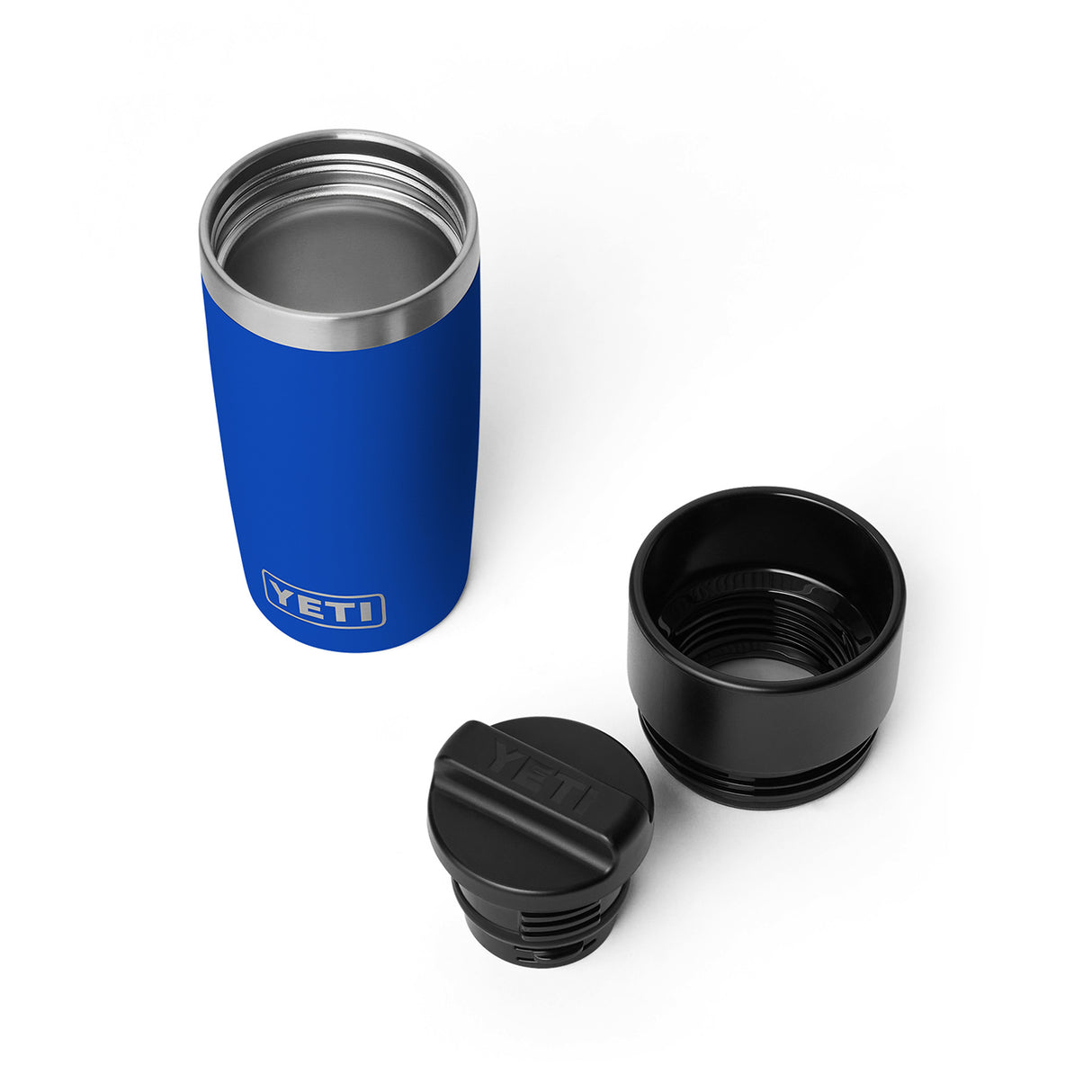 YETI Rambler 12 oz (354 ml) Bottle with HotShot Cap Royal Blue-Rescue Red-Navy-White-Black - 53 Degrees North