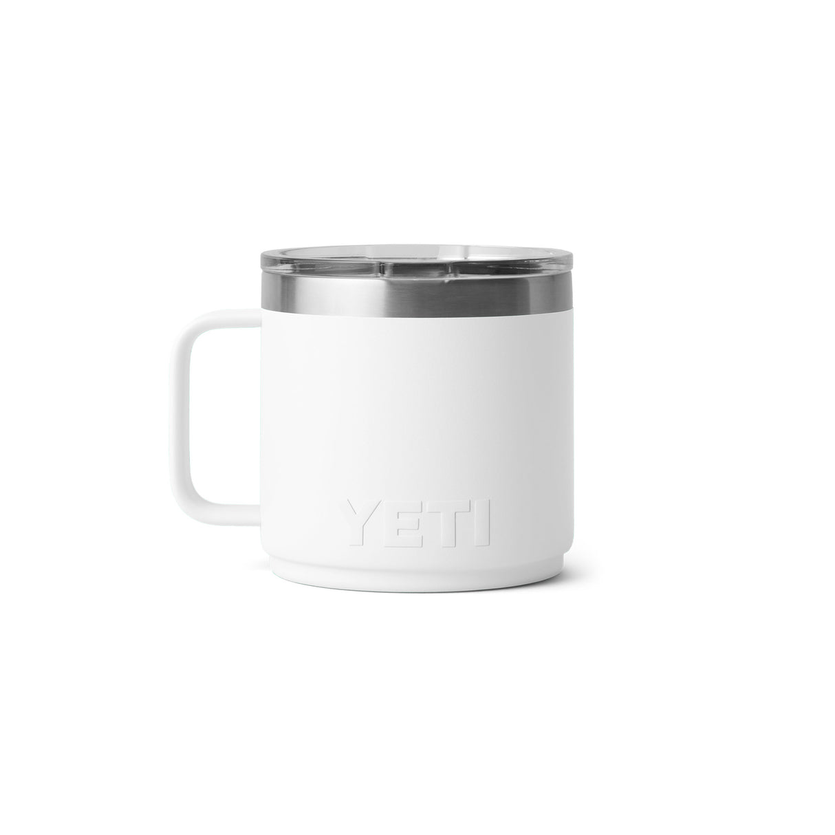 YETI Rambler 14 oz (414 ml) Ceramic Lined Magslider Mug Seafoam-Navy-White-Black-Rescue Red - 53 Degrees North
