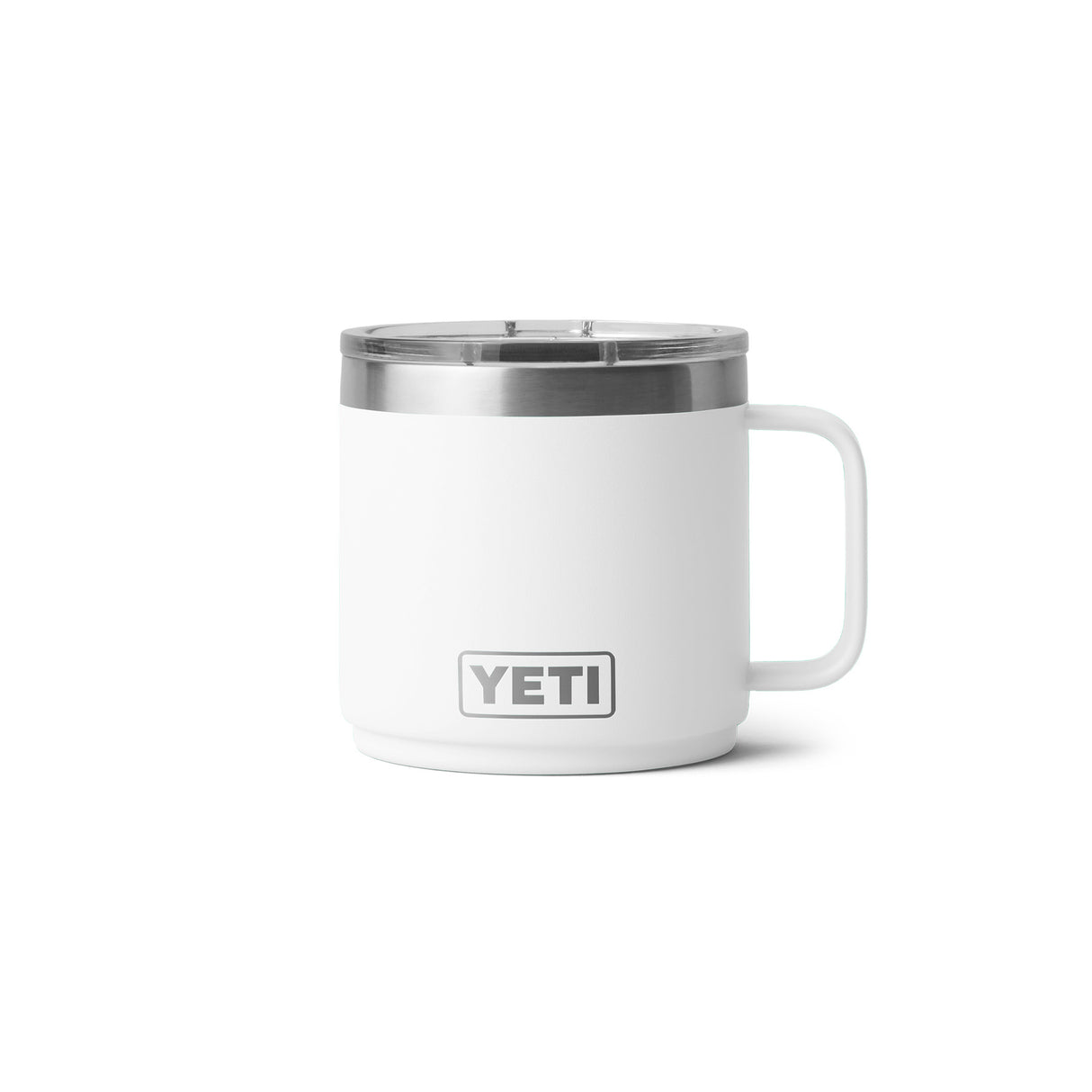 YETI Rambler 14 oz (414 ml) Ceramic Lined Magslider Mug Seafoam-Navy-White-Black-Rescue Red - 53 Degrees North