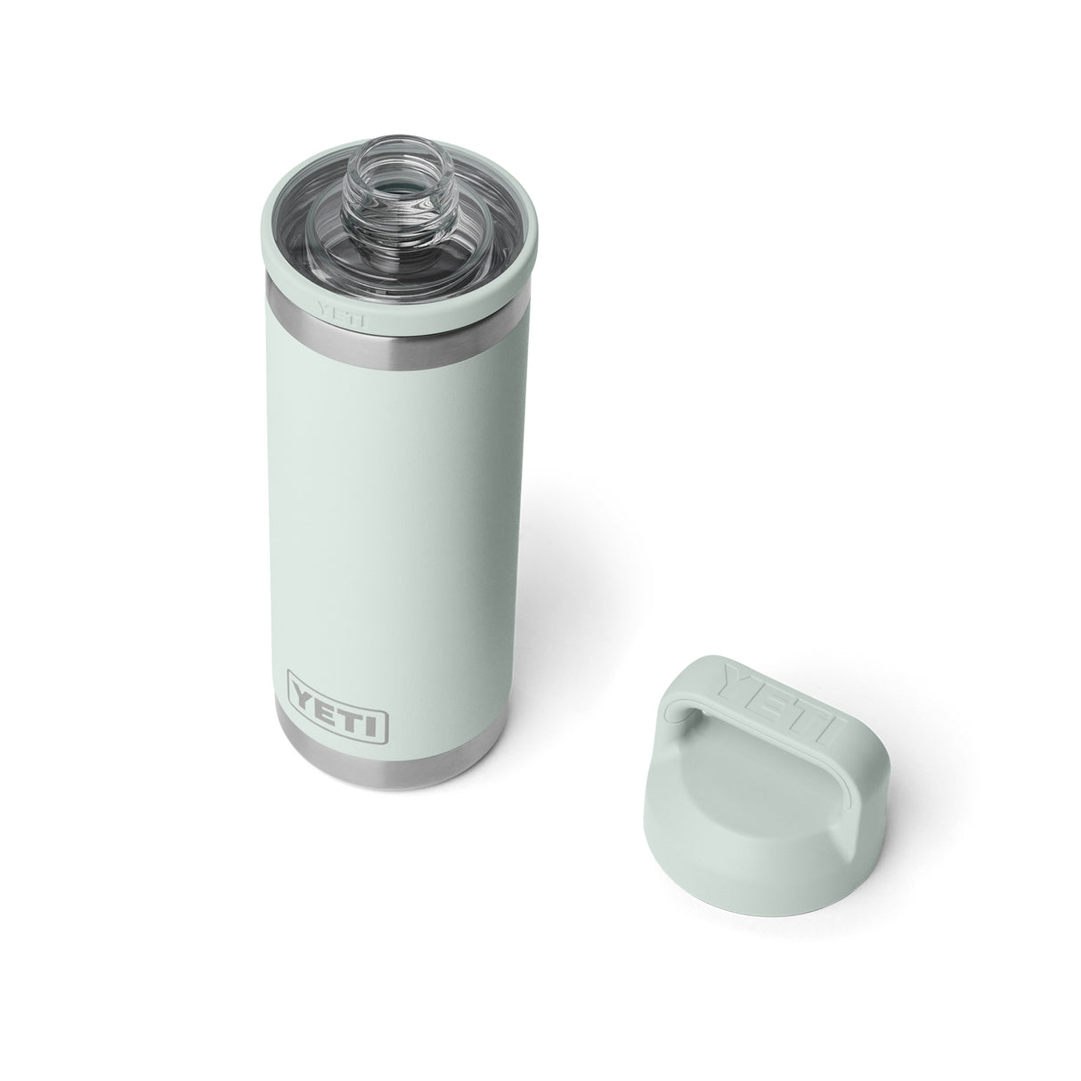 YETI Rambler 18 oz (532 ml) Bottle with Chug Cap Ridgeline-Venom-King Crab Orange-White-Rescue Red - 53 Degrees North