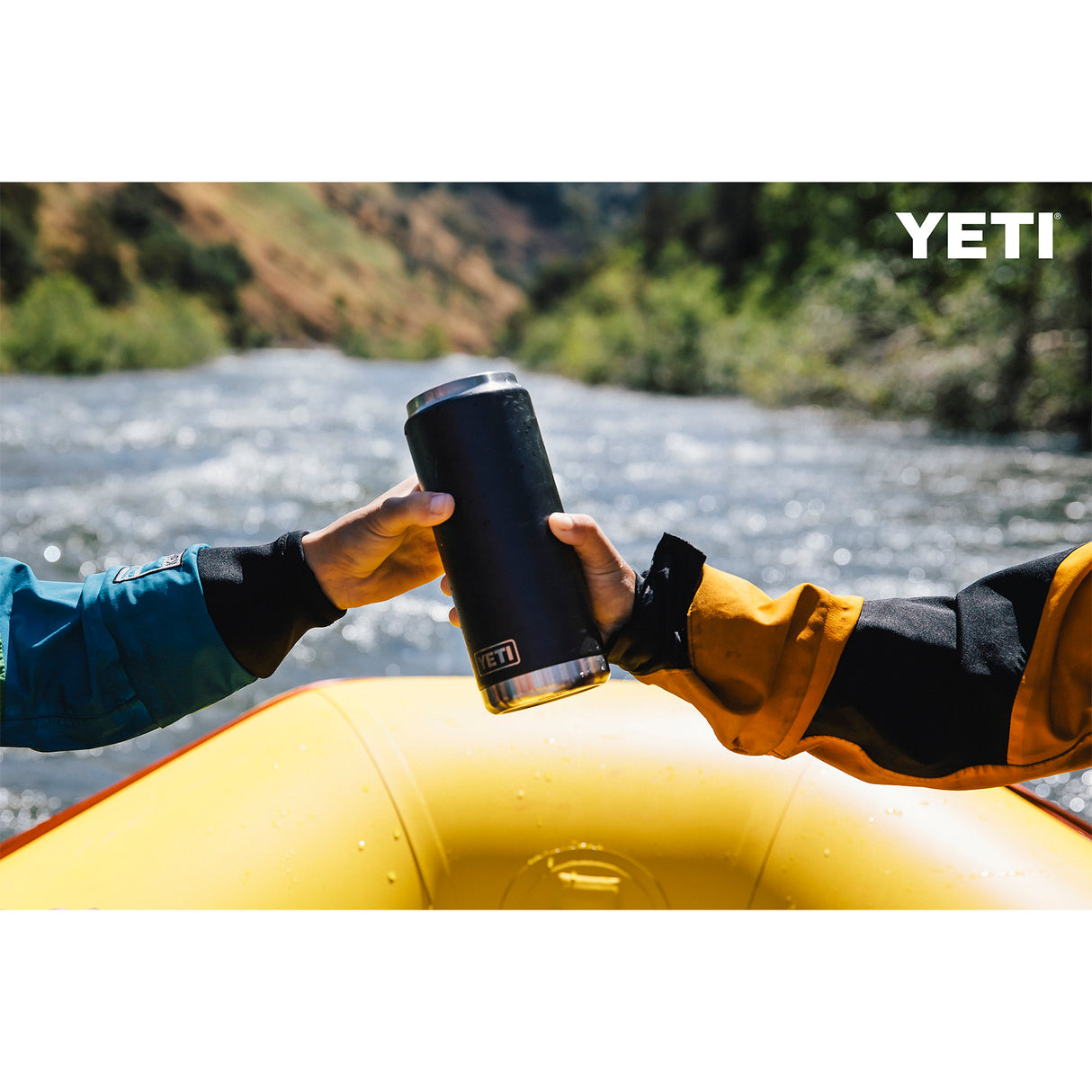 YETI Rambler 26 oz (760 ml) Bottle with Chug Cap Ridgeline-Red Bull Night Sky Navy-Rescue Red-White-Black - 53 Degrees North