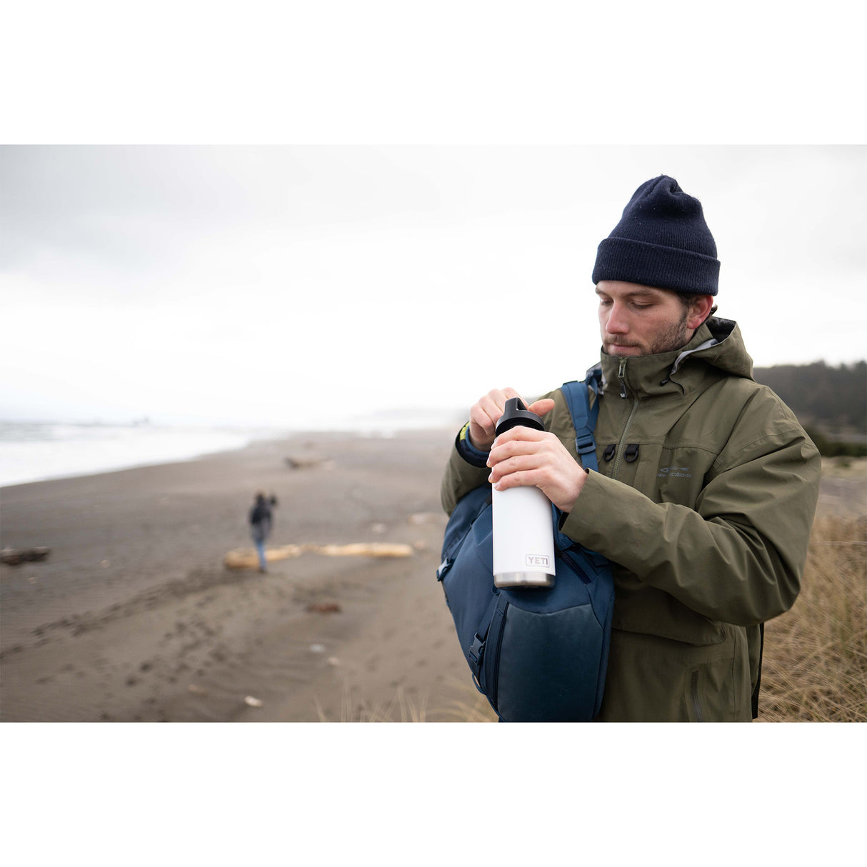 YETI Rambler 26 oz (760 ml) Bottle with Chug Cap Venom-Ridgeline-Rescue Red-White-Black - 53 Degrees North