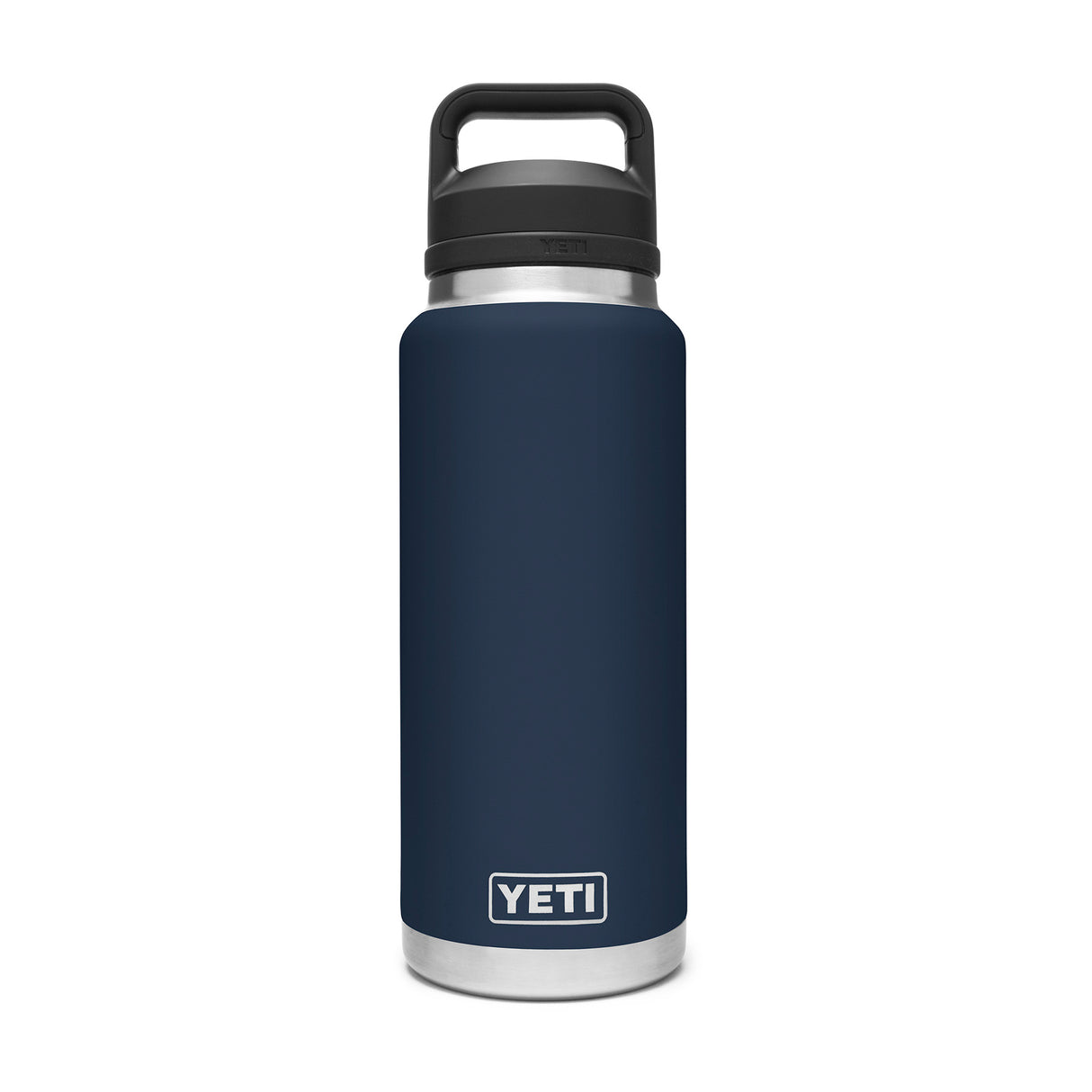 YETI Rambler 36oz (1065 ml) Bottle with Chug Cap Royal Blue-Navy-Rescue Red-White - 53 Degrees North