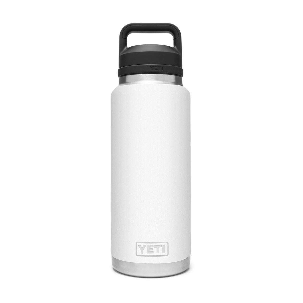 YETI Rambler 36oz (1065 ml) Bottle with Chug Cap Royal Blue-Navy-Rescue Red-White - 53 Degrees North