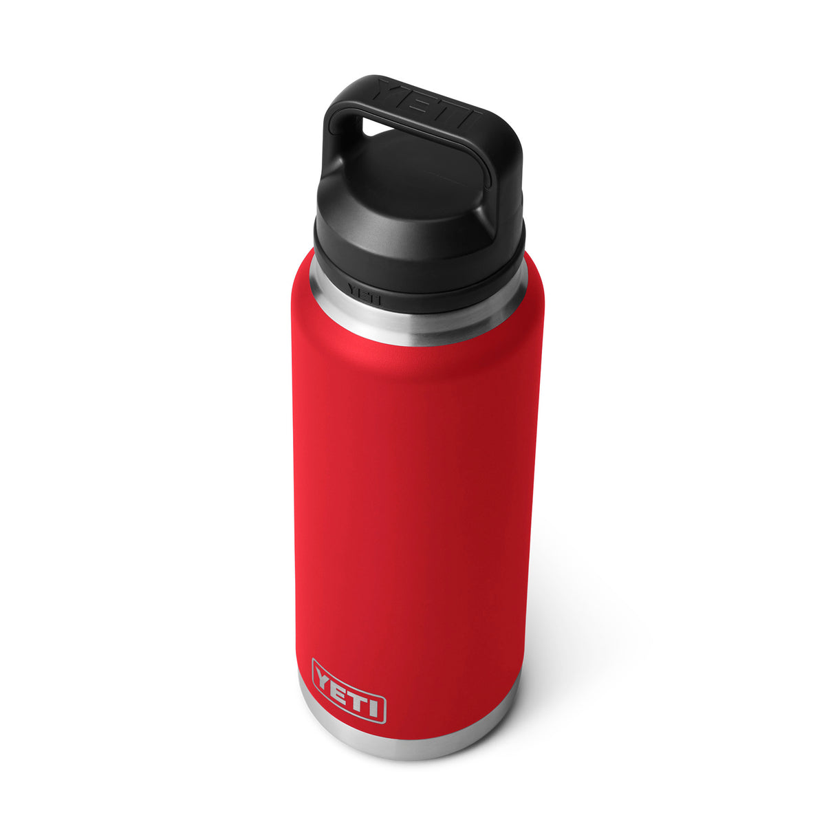 YETI Rambler 36oz (1065 ml) Bottle with Chug Cap Royal Blue-Navy-Rescue Red-White - 53 Degrees North