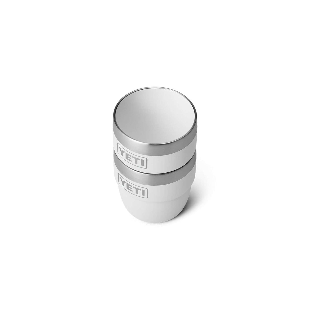 YETI Rambler 4 oz (144 ml) Stackable Espresso Cup - 2 Pack Cherry Blossom-Navy-Tropical Pink-White-Rescue Red - 53 Degrees North