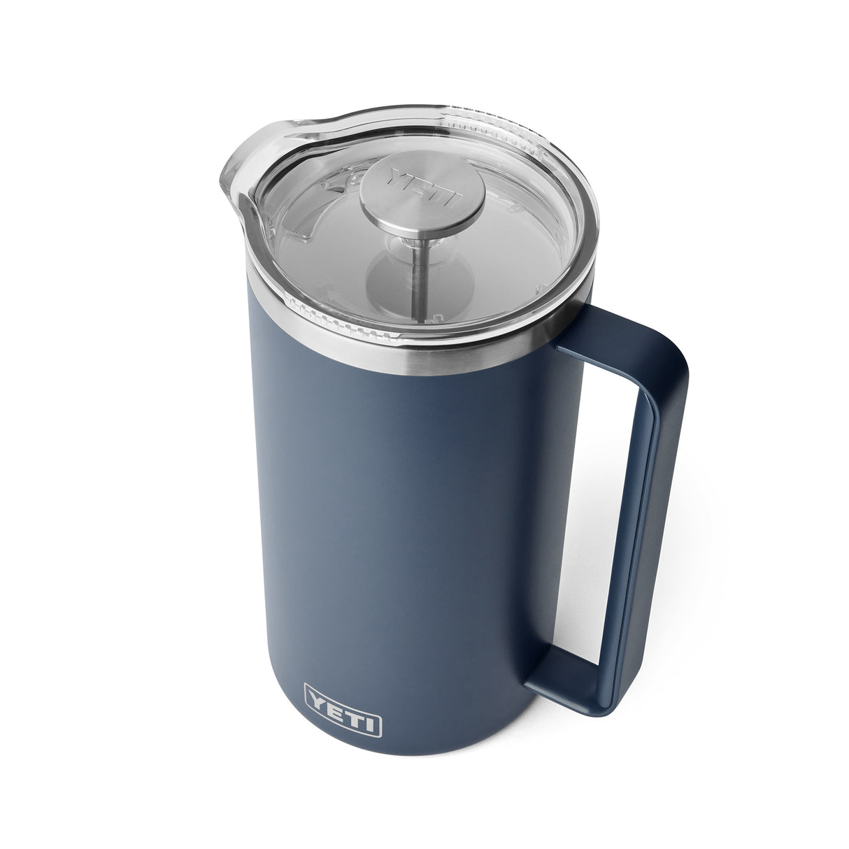 YETI Rambler 64oz (1.9 L) French Press Navy-White - 53 Degrees North
