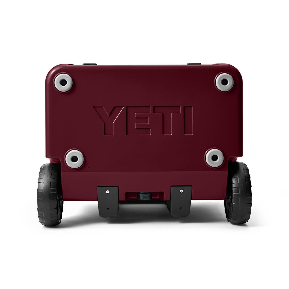 YETI Roadie 60 Wheeled Cool Box Navy-Wild Vine Red - 53 Degrees North
