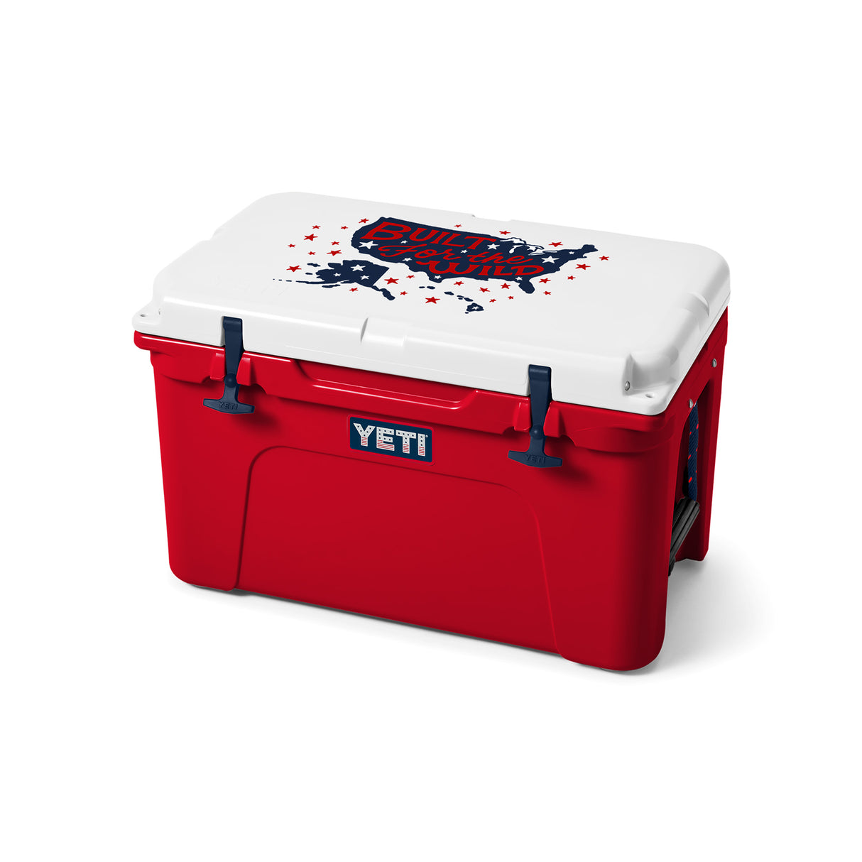 YETI Tundra 45 Cool Box Summer Anthem-Red Bull Night Sky Navy-Fog Gray/Blue-Navy-Rescue Red - 53 Degrees North