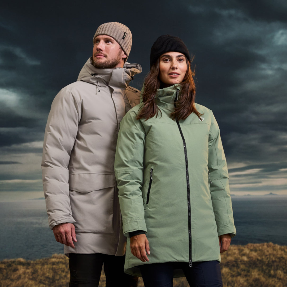 Didriksons Women's Marget Waterproof Insulated Parka Ash Brown / Small-Ash Brown / Medium-Ash Brown / Large-Ash Brown / X-Large-Light Moss / Small #- 53 Degrees North