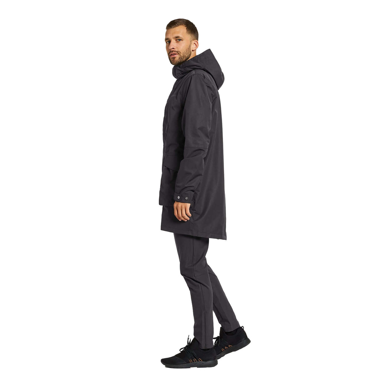 Didriksons Men's Waterproof Andreas Parka Black / Small-Black / Medium-Black / Large-Black / X-Large-Black / XX-Large #- 53 Degrees North