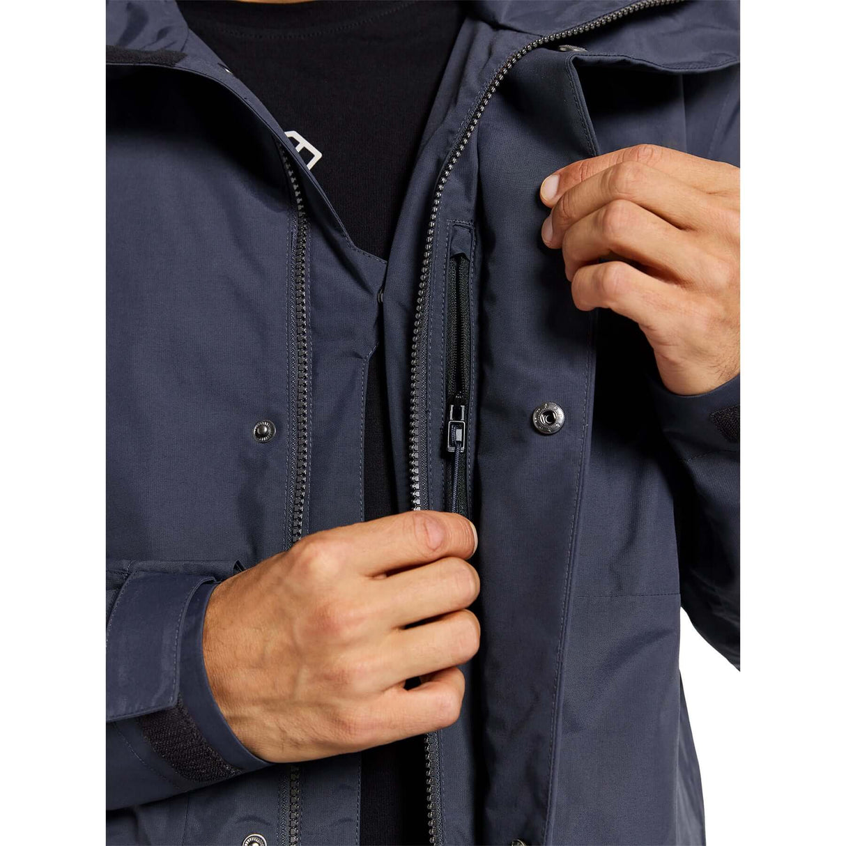 Didriksons Men's Waterproof Andreas Parka Black / Small-Black / Medium-Black / Large-Black / X-Large-Black / XX-Large #- 53 Degrees North