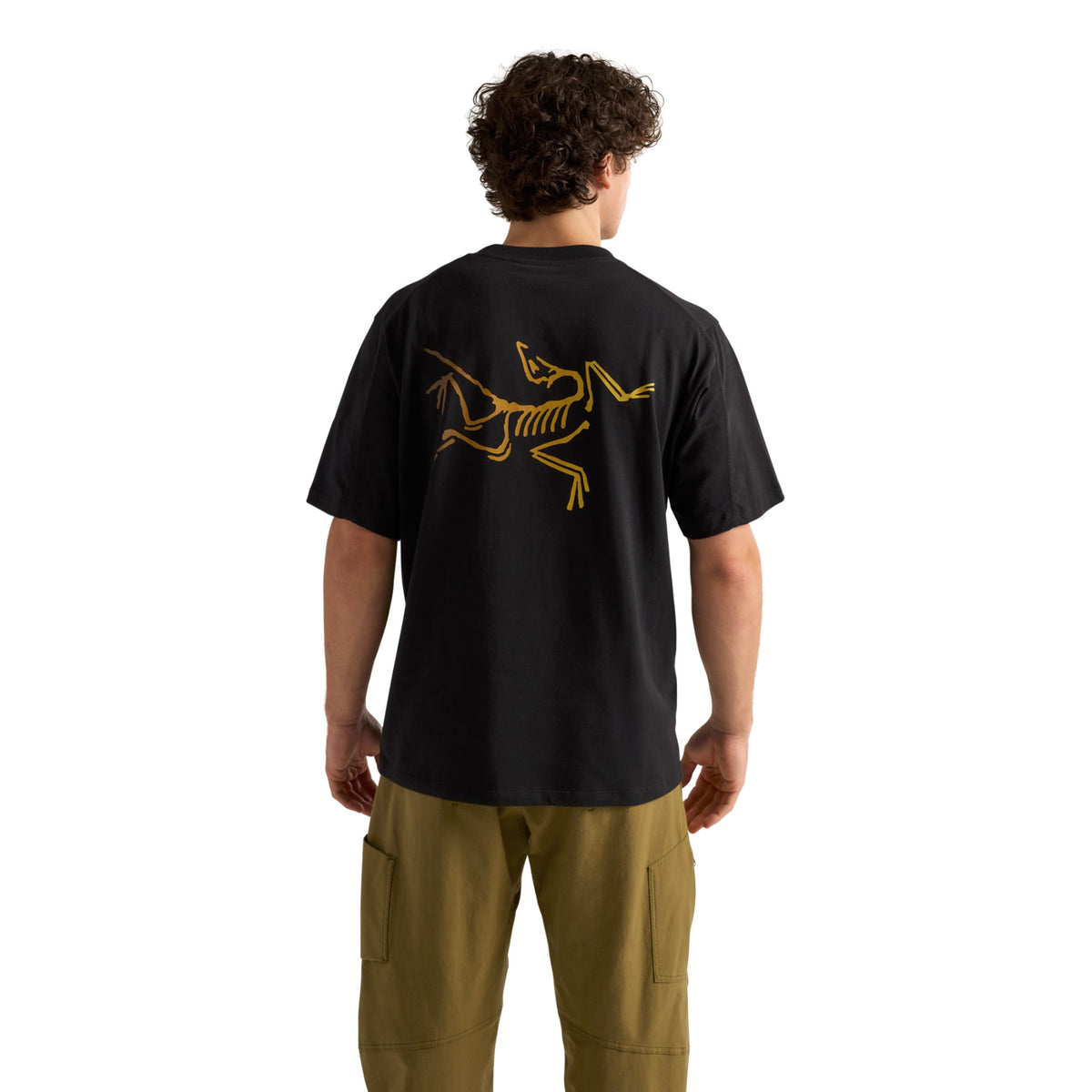 Arc'teryx Men's Kragg Cotton Logo Short Sleeve Tee 24K Black - 53 Degrees North