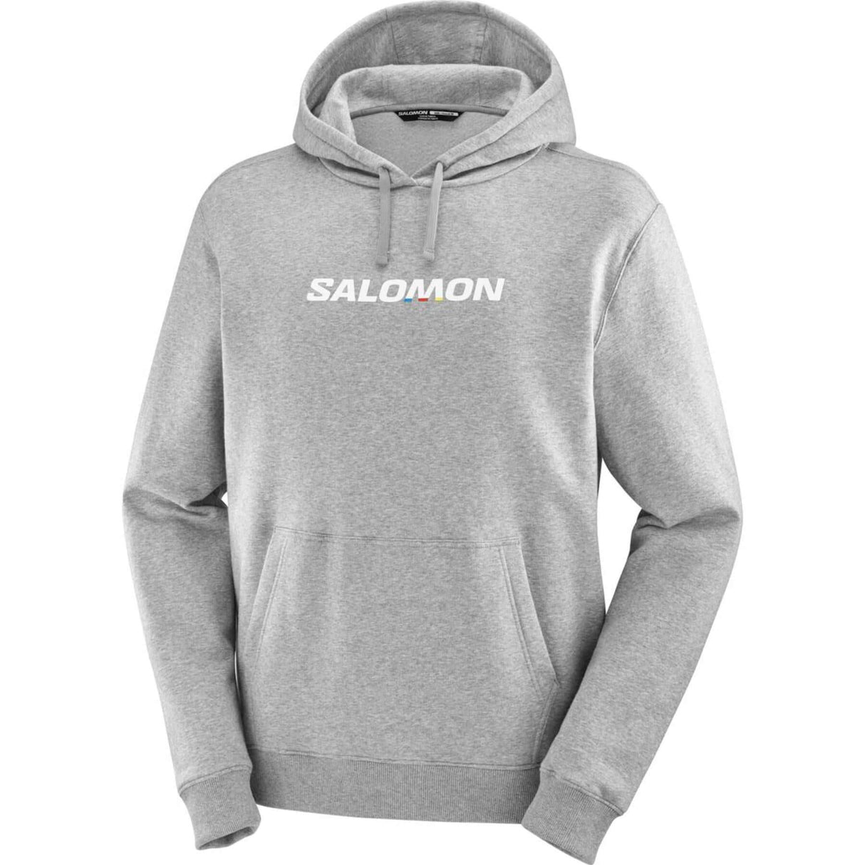 Salomon Men's Salomon Logo Performance Hoodie Heather Grey / Small-Heather Grey / Medium-Heather Grey / Large-Heather Grey / X-Large-Surf the Web / Small - 53 Degrees North