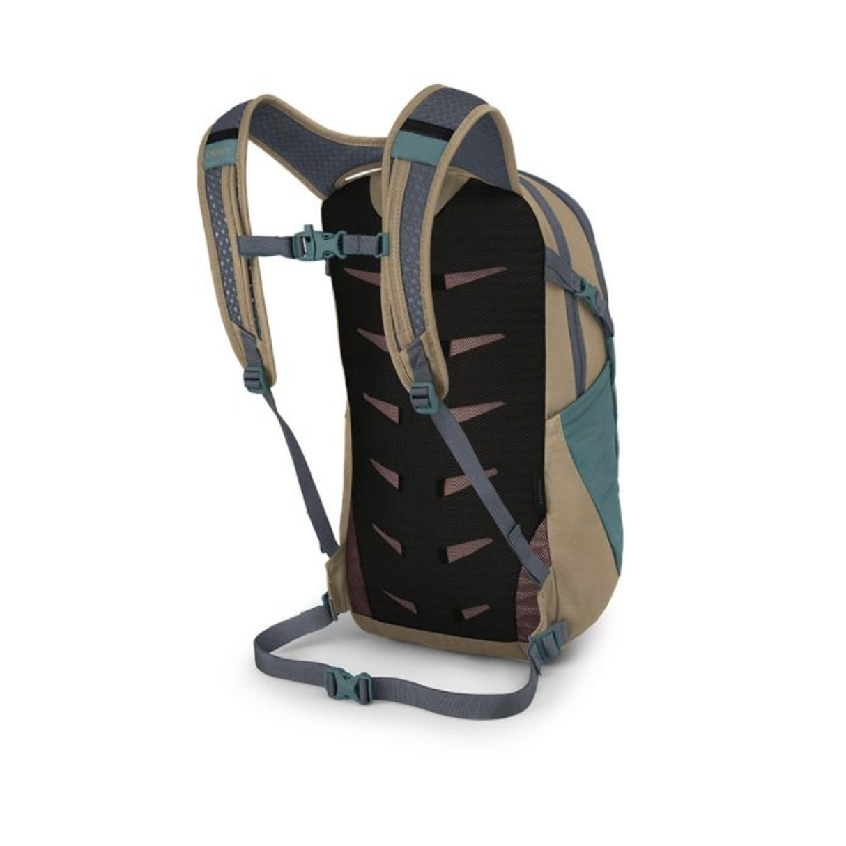 Osprey Daylite Backpack Moody Burgundy-Blue Spikemoss/Alkaline-Black-Cascade Blue/Latte Brown #- 53 Degrees North