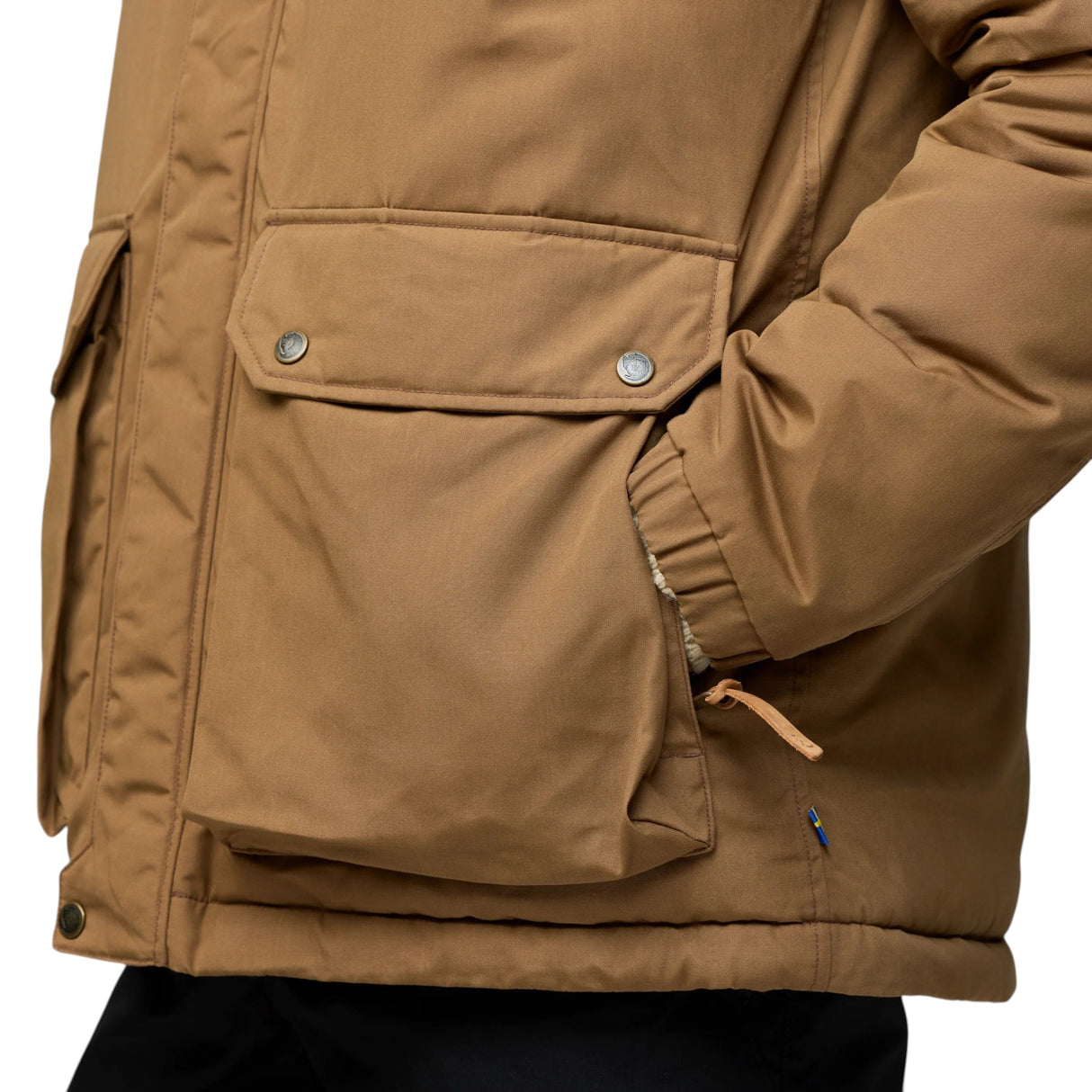 Fjällräven Men's Ovik Padded Waterproof Jacket Wood Brown / Small-Wood Brown / Medium-Wood Brown / Large-Wood Brown / X-Large #- 53 Degrees North