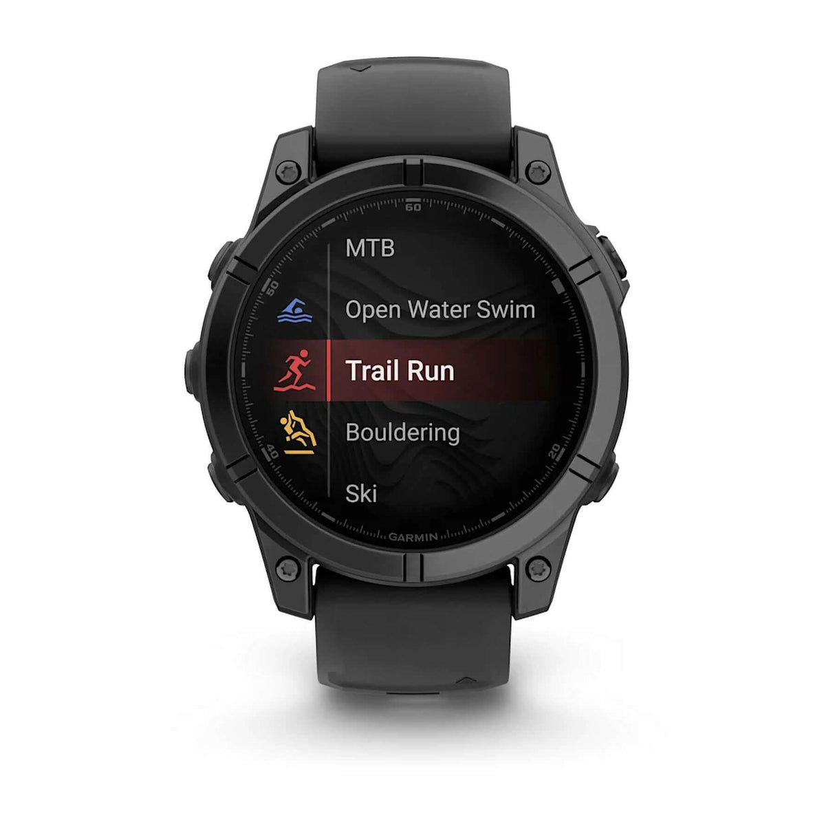 Garmin Fenix E 47mm Multisport GPS Smartwatch Stainless Steel/Black - 53 Degrees North