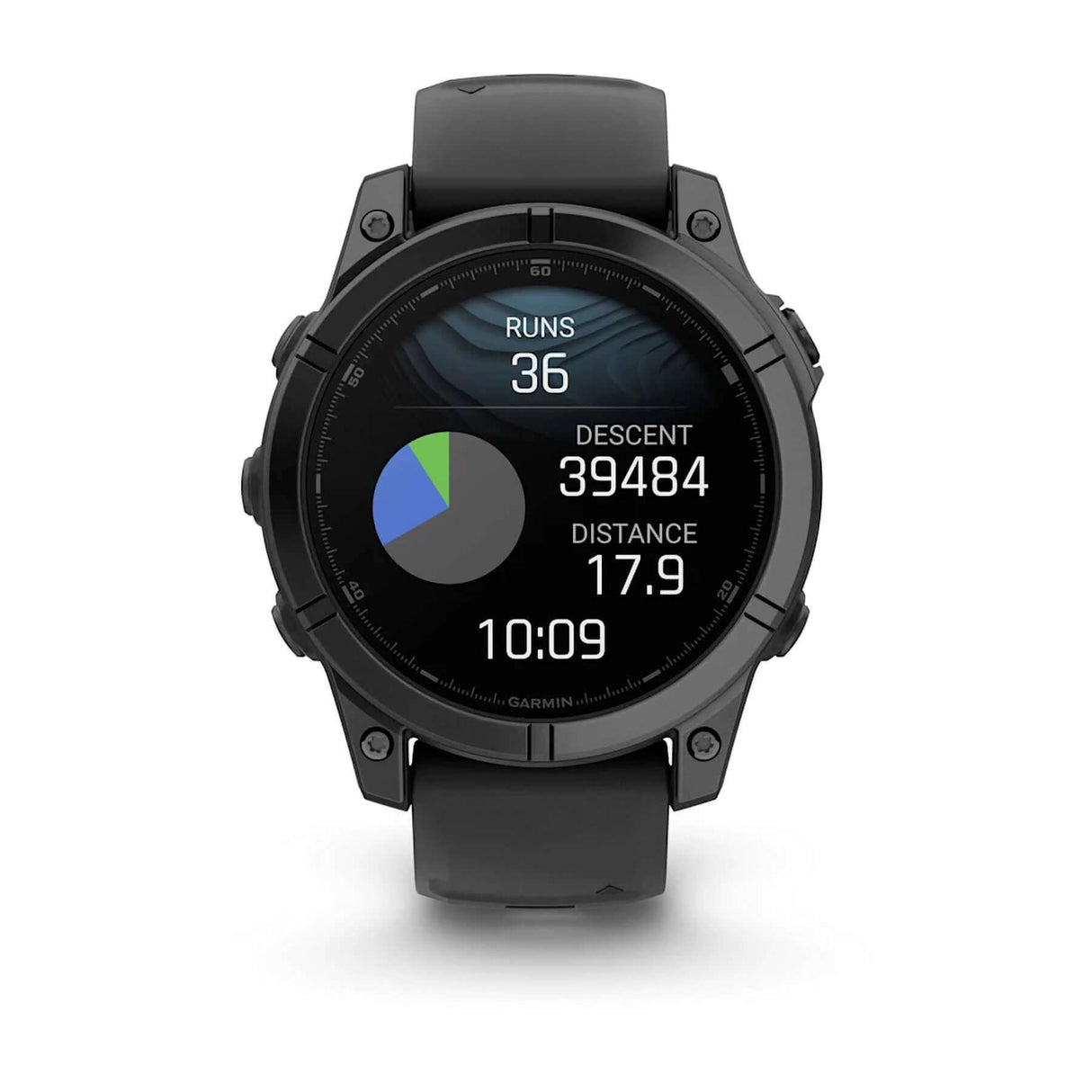 Garmin Fenix E 47mm Multisport GPS Smartwatch Stainless Steel/Black - 53 Degrees North