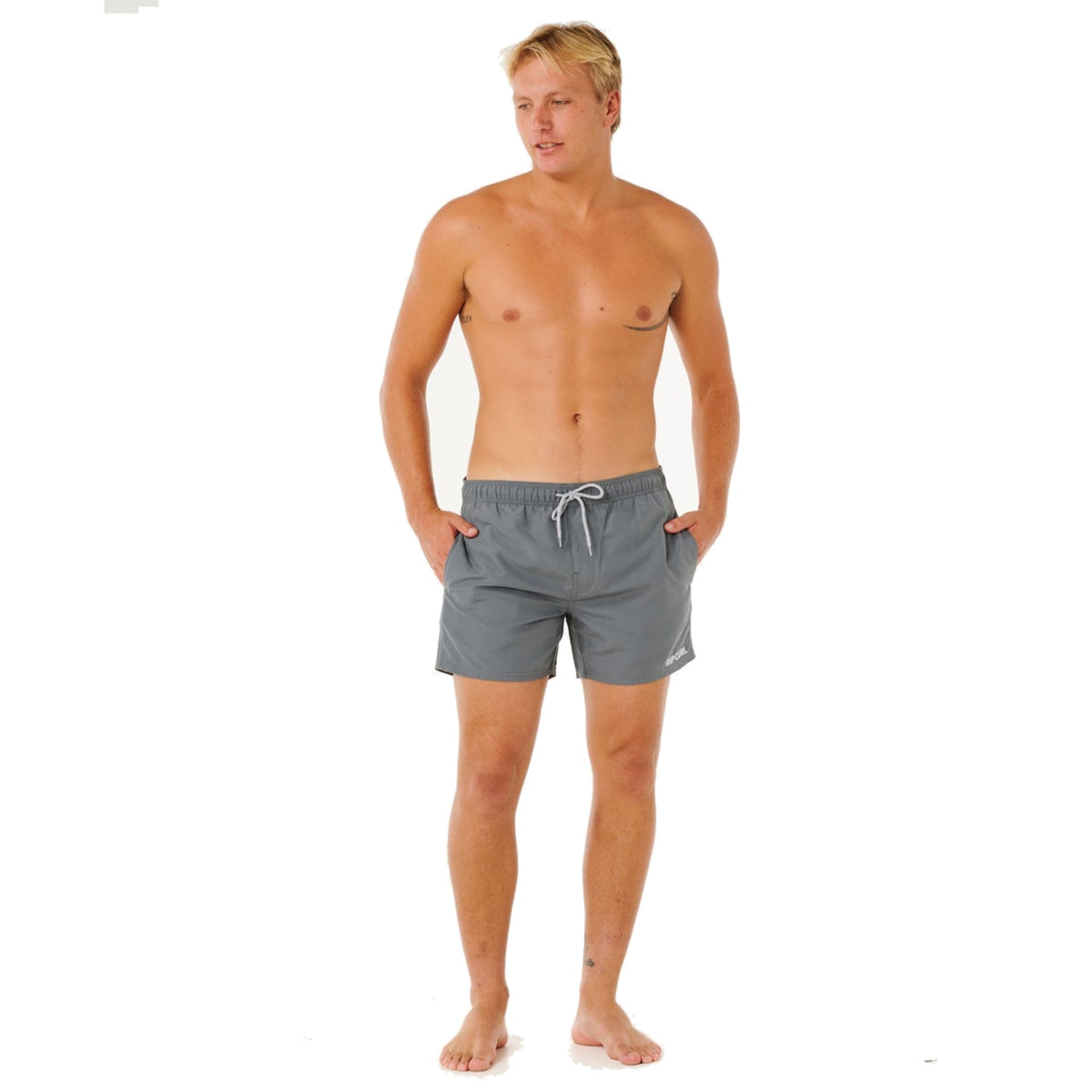 Rip Curl Men's Streamline Offset Volley Boardshorts Moss full length - 53 Degrees North