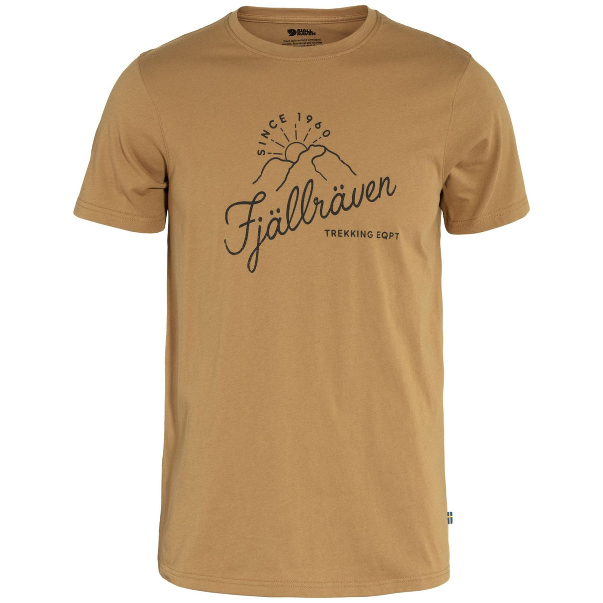 Fjällräven Men's Sunrise Short Sleeve T-Shirt Buckwheat Brown / Small-Buckwheat Brown / Medium-Buckwheat Brown / Large-Buckwheat Brown / X-Large-Buckwheat Brown / XX-Large #- 53 Degrees North