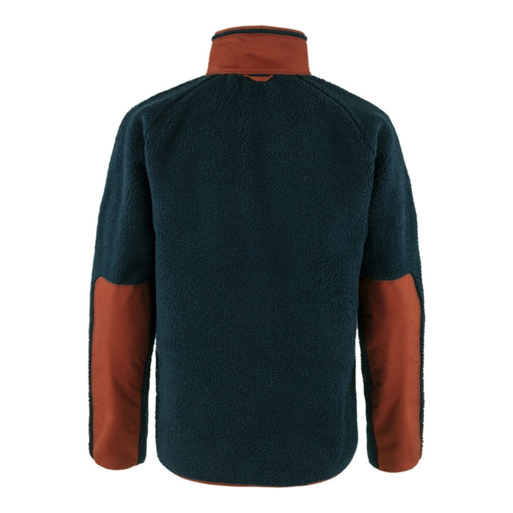 Fjällräven Men's Vardag Pile Jacket #color_navy-atumn-leaf