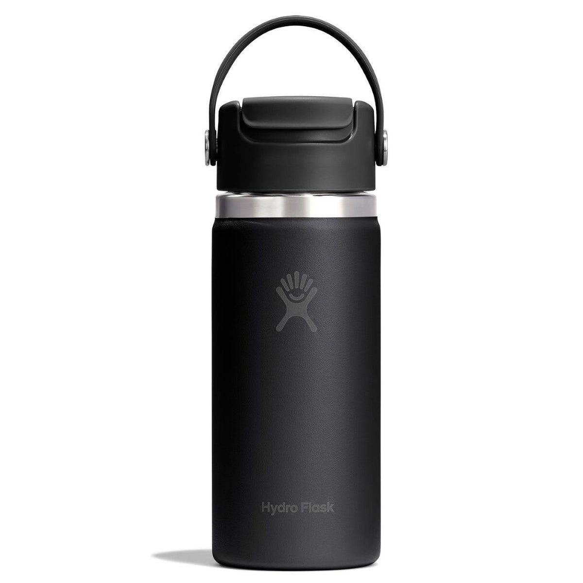 Hydro Flask 16 oz (473 ml) Travel Mug Flip Sip Cap in Black