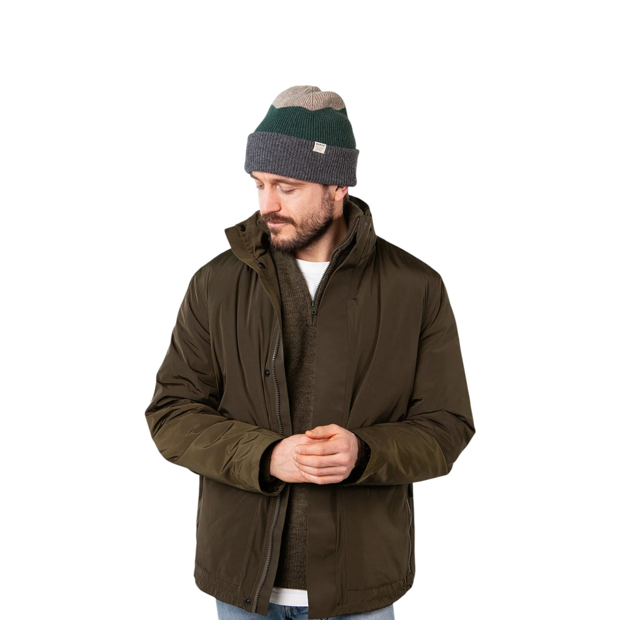 Barts Walnur Beanie Dark Heather-Blue #- 53 Degrees North