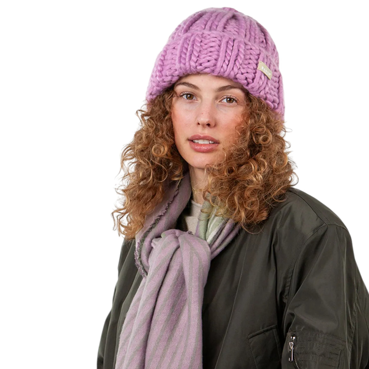 Barts Women's Hermitta Beanie Orchid-Burgundy-Blue-Pink #- 53 Degrees North