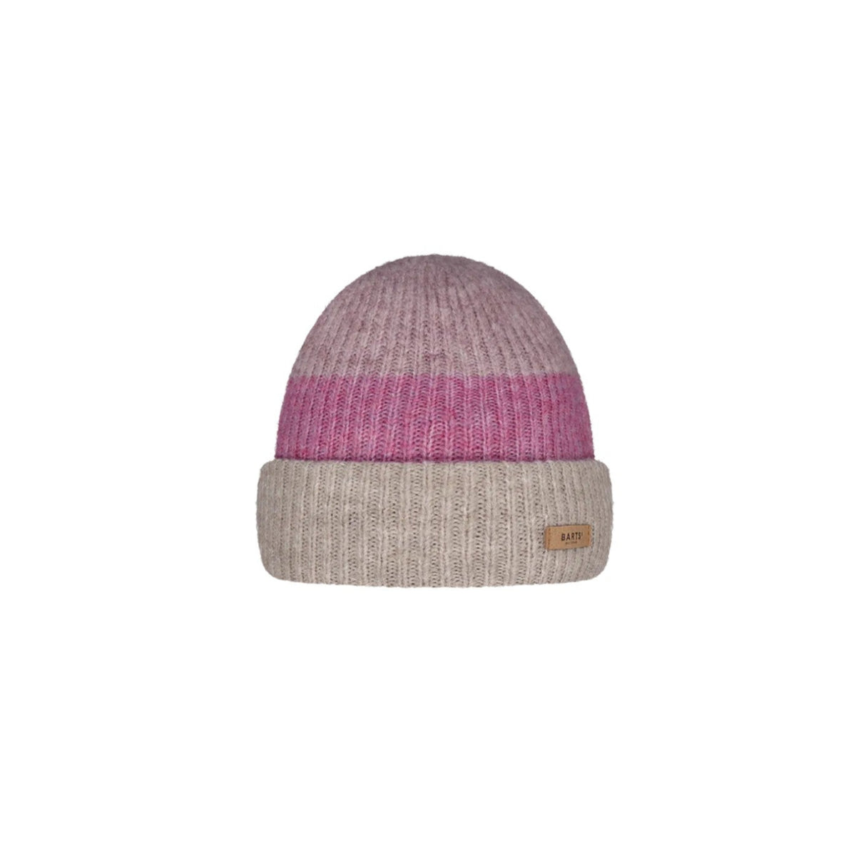 Barts Suzam Beanie Heather Grey-Blue-Rose #- 53 Degrees North