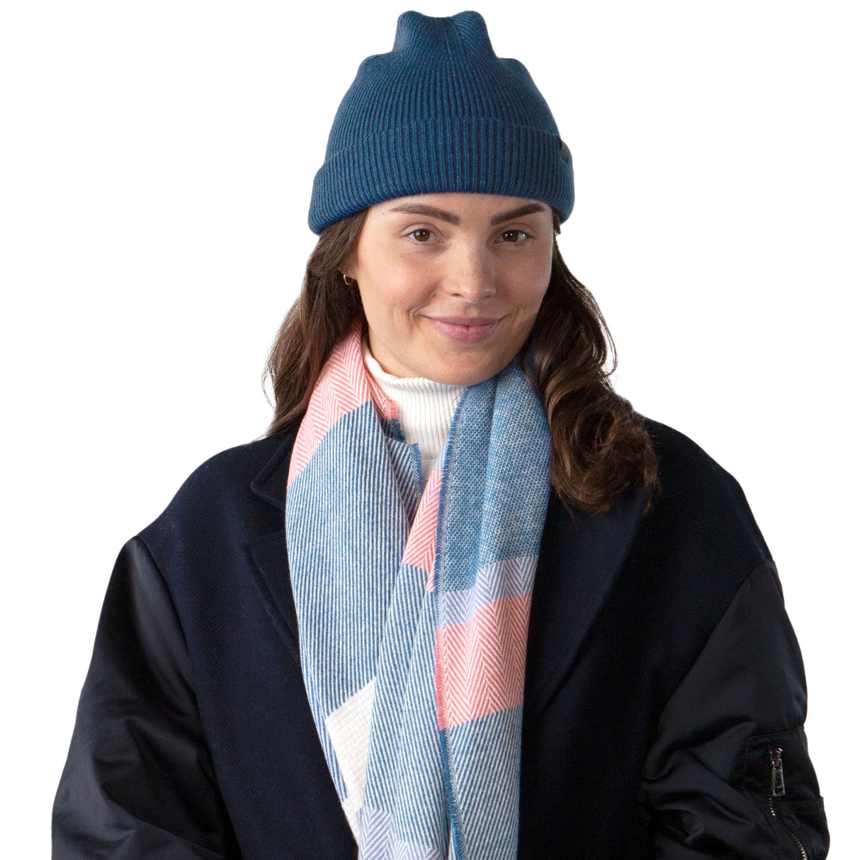 Barts Unisex Kinyeti Beanie Black-Rust-Blue #- 53 Degrees North