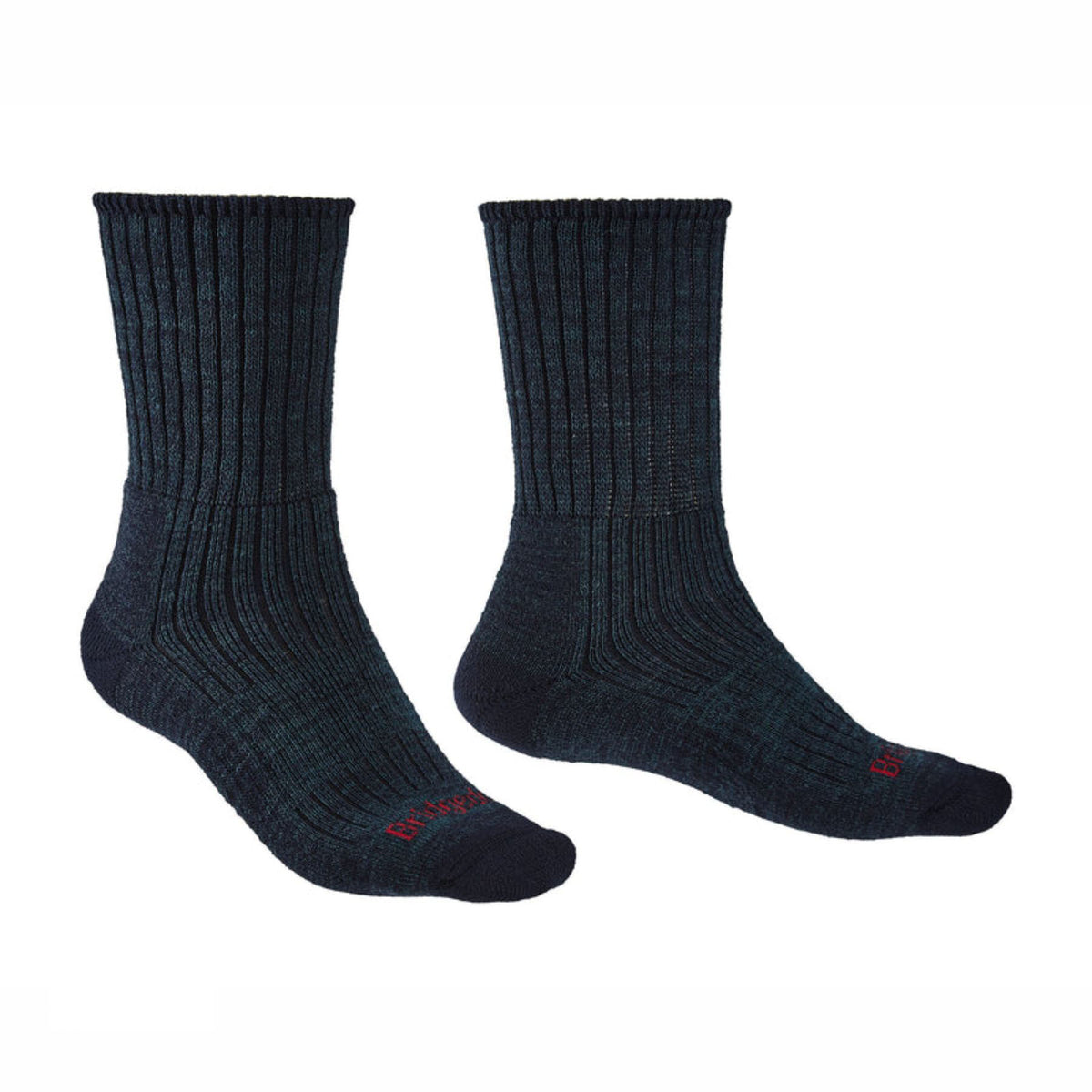 Bridgedale Men's Hike Midweight Merino Comfort Hiking Socks Navy / Medium - 53 Degrees North