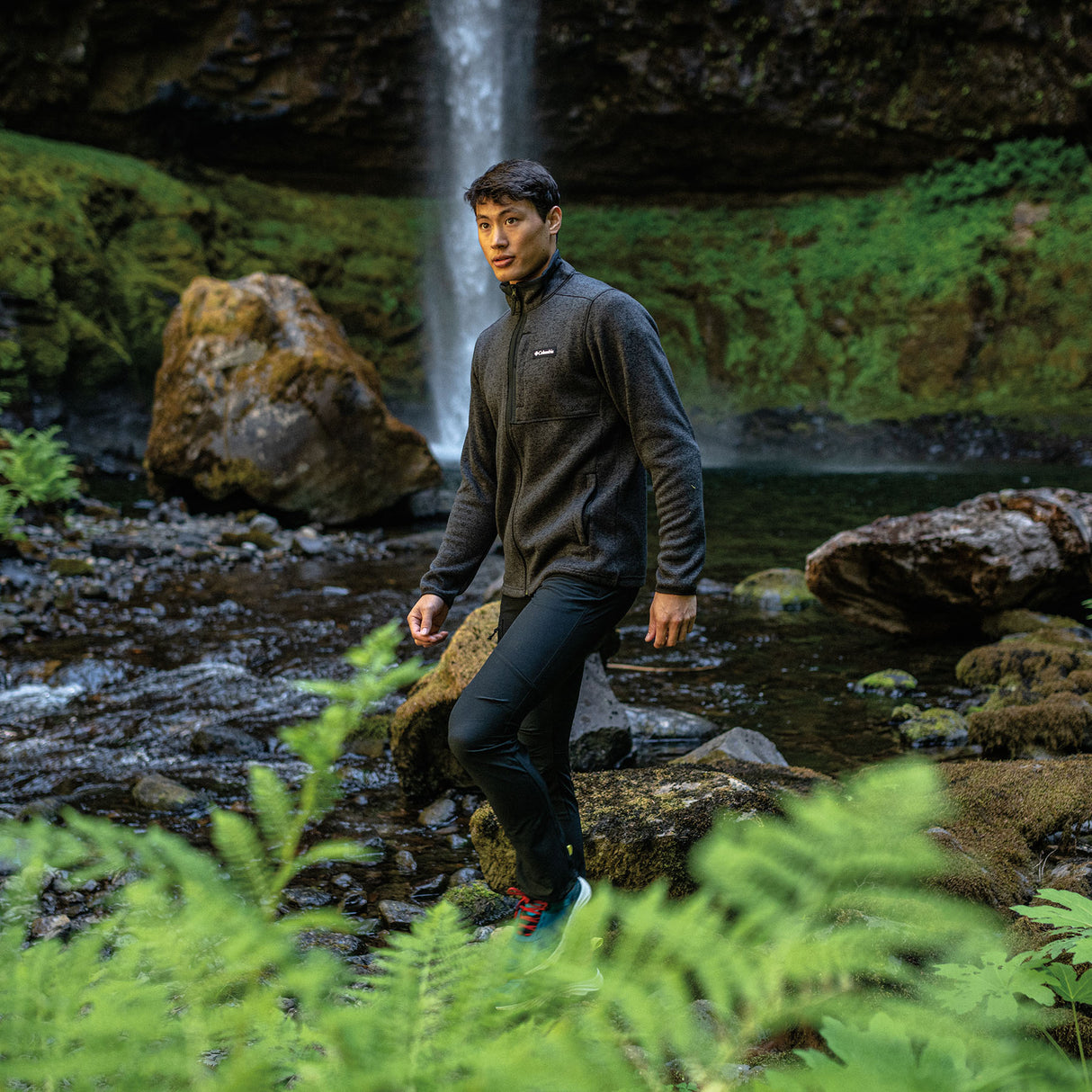 Columbia Men's Sweater Weather Full Zip Jacket Black Heather / Small-Black Heather / Medium-Black Heather / Large-Black Heather / X-Large-Black Heather / XX-Large #- 53 Degrees North