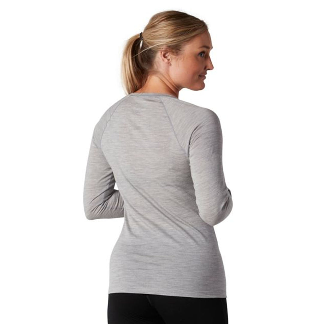 Smartwool Women's Classic All-Season Merino Baselayer Long Sleeve Shirt #color_light-grey-heather