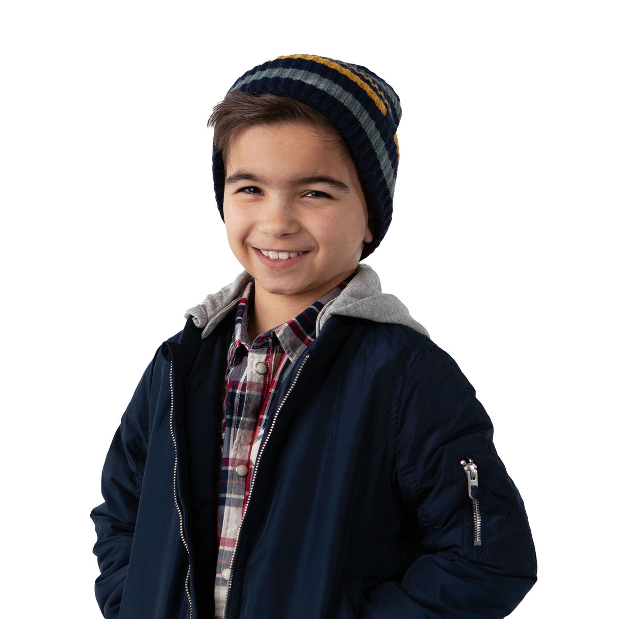Barts Kids' Larrey Beanie Navy / 53-55cm-Blue / 53-55cm #- 53 Degrees North