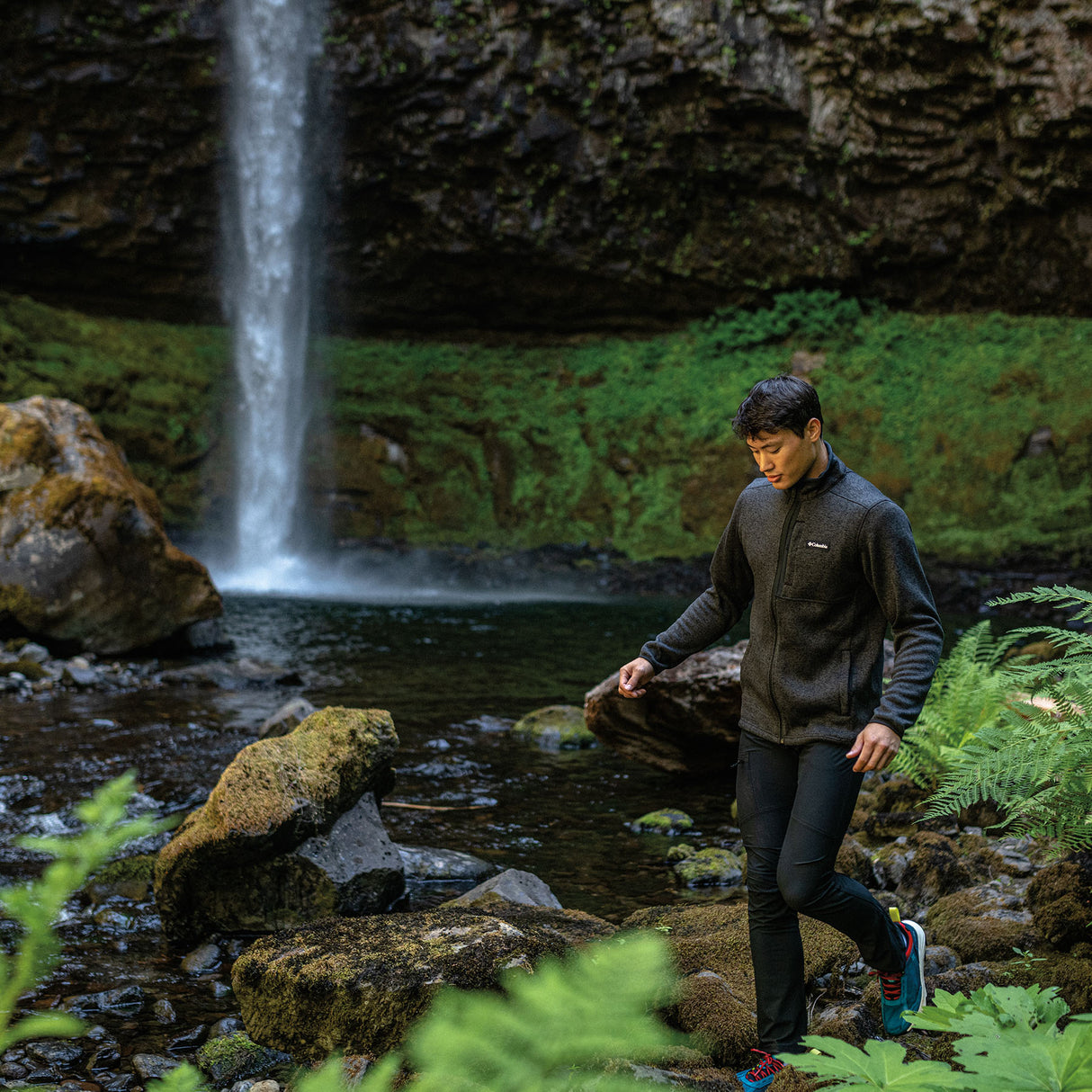 Columbia Men's Sweater Weather Full Zip Jacket Black Heather / Small-Black Heather / Medium-Black Heather / Large-Black Heather / X-Large-Black Heather / XX-Large #- 53 Degrees North