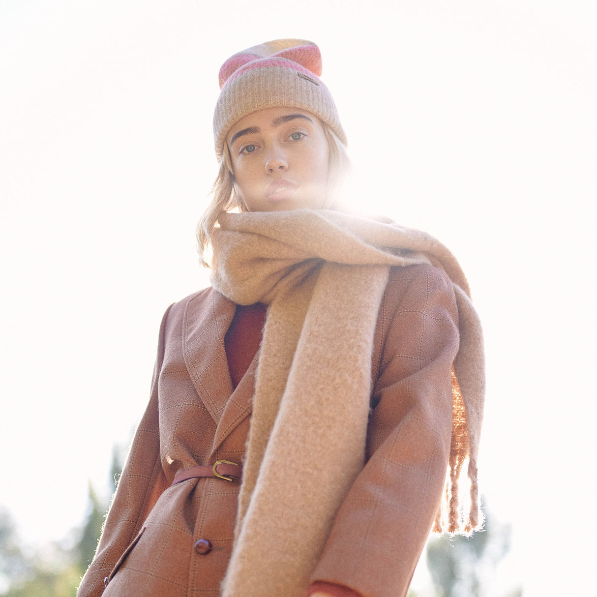 Barts Women's Premium Ounaa Beanie Heather Grey-Orchid #- 53 Degrees North