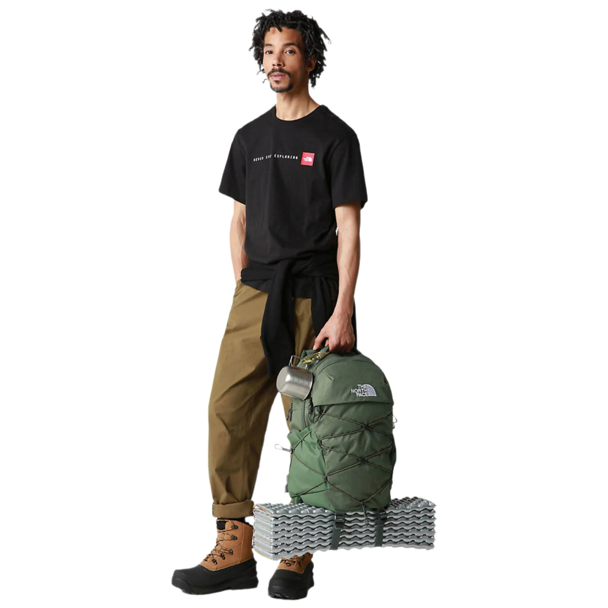 The North Face Men's Short Sleeve Never Stop Exploring T-Shirt Summit Gold / Small-Summit Gold / Medium-Summit Gold / Large-Summit Gold / X-Large-Summit Gold / XX-Large #- 53 Degrees North