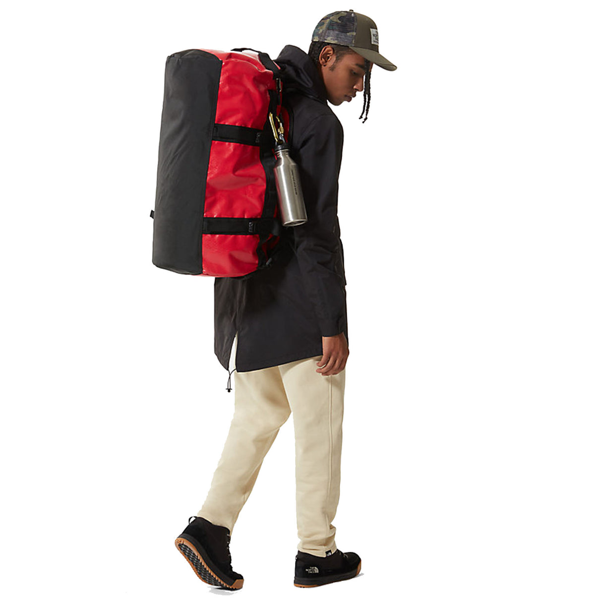 The North Face Base Camp Duffel Bag - Medium TNF Black/TNF White-TNF Red-TNF Black-TNF Black-Summit Gold-TNF Black-Summit Navy-TNF Black #- 53 Degrees North