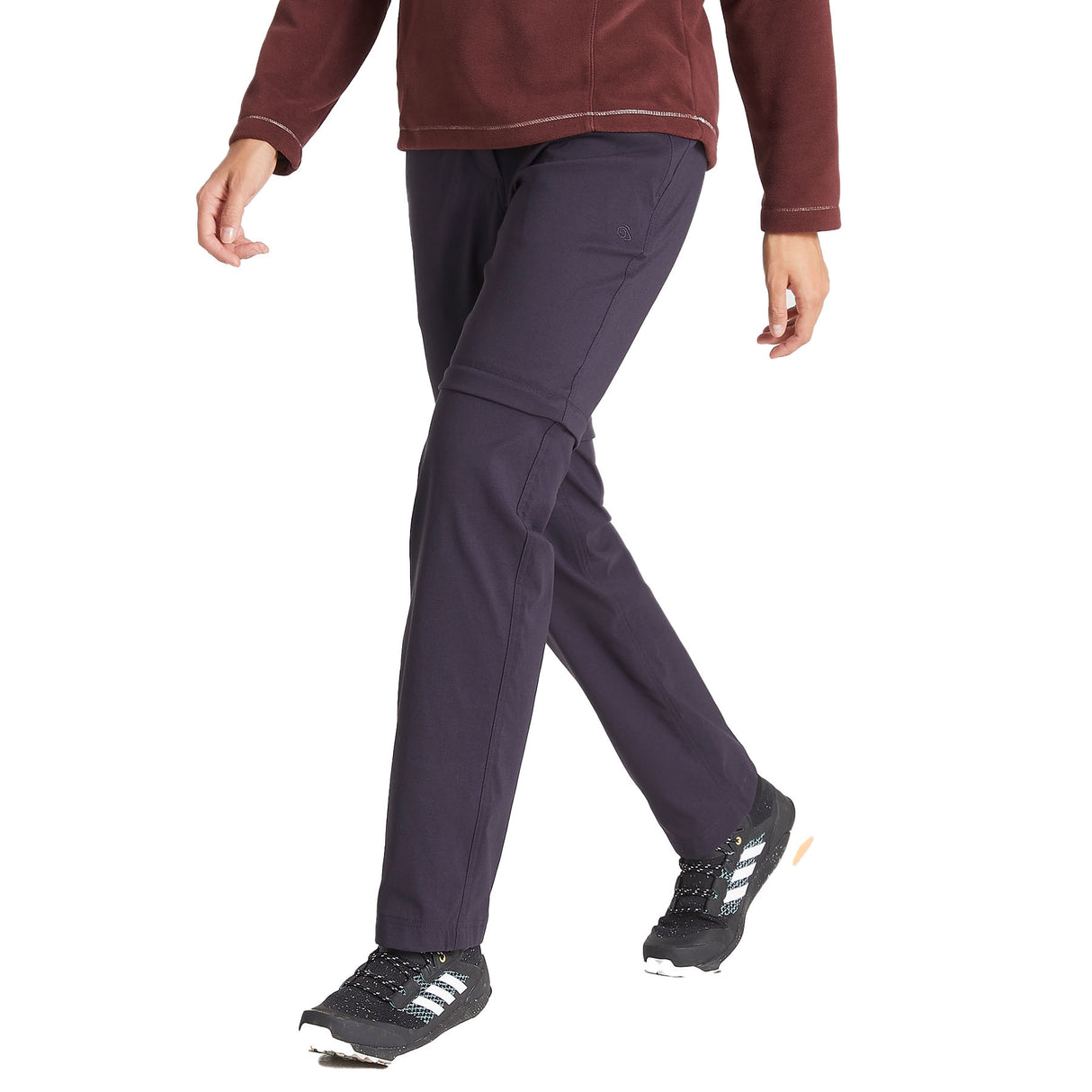 Craghoppers Women's Kiwi Pro II Convertible Trousers Dark Navy / X-Small / Regular-Dark Navy / Small / Regular-Dark Navy / Medium / Regular-Dark Navy / Large / Regular-Dark Navy / X-Large / Regular #- 53 Degrees North