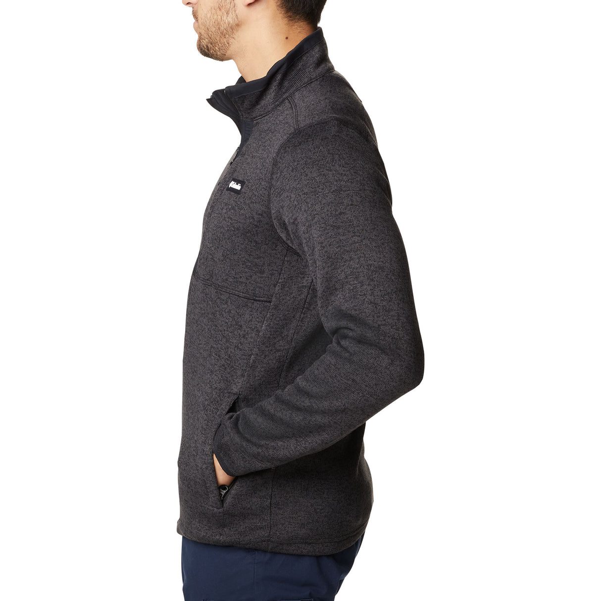 Columbia Men's Sweater Weather Full Zip Jacket Black Heather / Small-Black Heather / Medium-Black Heather / Large-Black Heather / X-Large-Black Heather / XX-Large #- 53 Degrees North