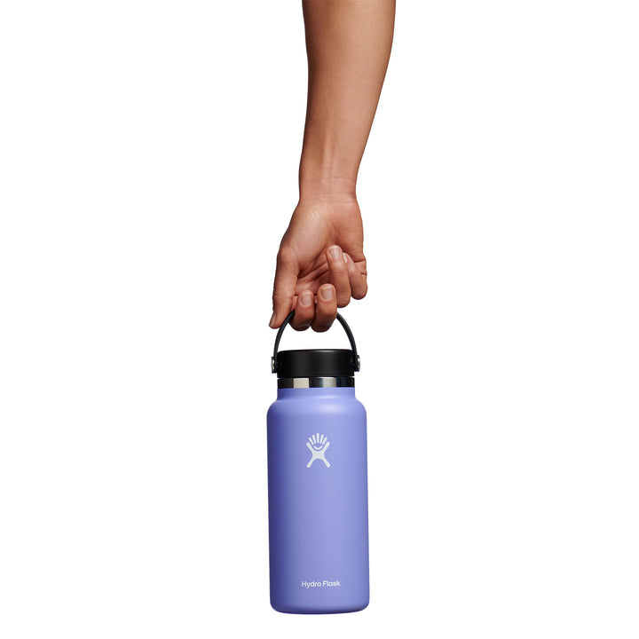 Hydro Flask 32oz (946 ml) Wide Mouth Flex Cap Bottle #color_lupine