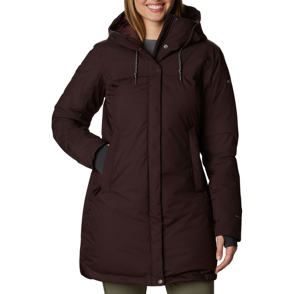 Columbia Women's Mountain Croo II Mid Down Jacket Chalk/Camel Brown / X-Small-Chalk/Camel Brown / Small-Chalk/Camel Brown / Medium-Chalk/Camel Brown / Large-Chalk/Camel Brown / X-Large #- 53 Degrees North