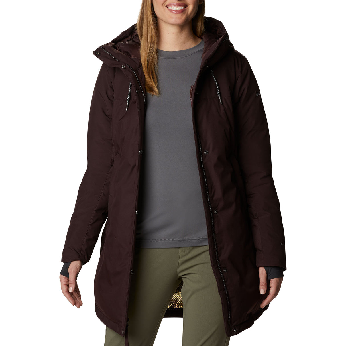 Columbia Women's Mountain Croo II Mid Down Jacket Chalk/Camel Brown / X-Small-Chalk/Camel Brown / Small-Chalk/Camel Brown / Medium-Chalk/Camel Brown / Large-Chalk/Camel Brown / X-Large #- 53 Degrees North