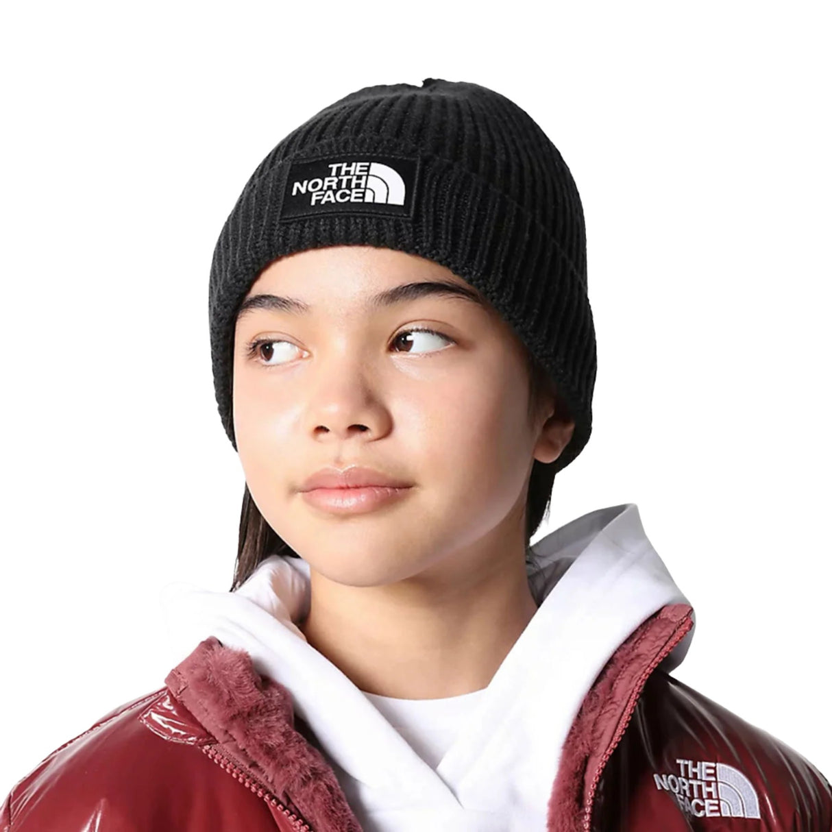 The North Face Kids' TNF Box Logo Cuffed Beanie TNF Black-TNF Blue #- 53 Degrees North