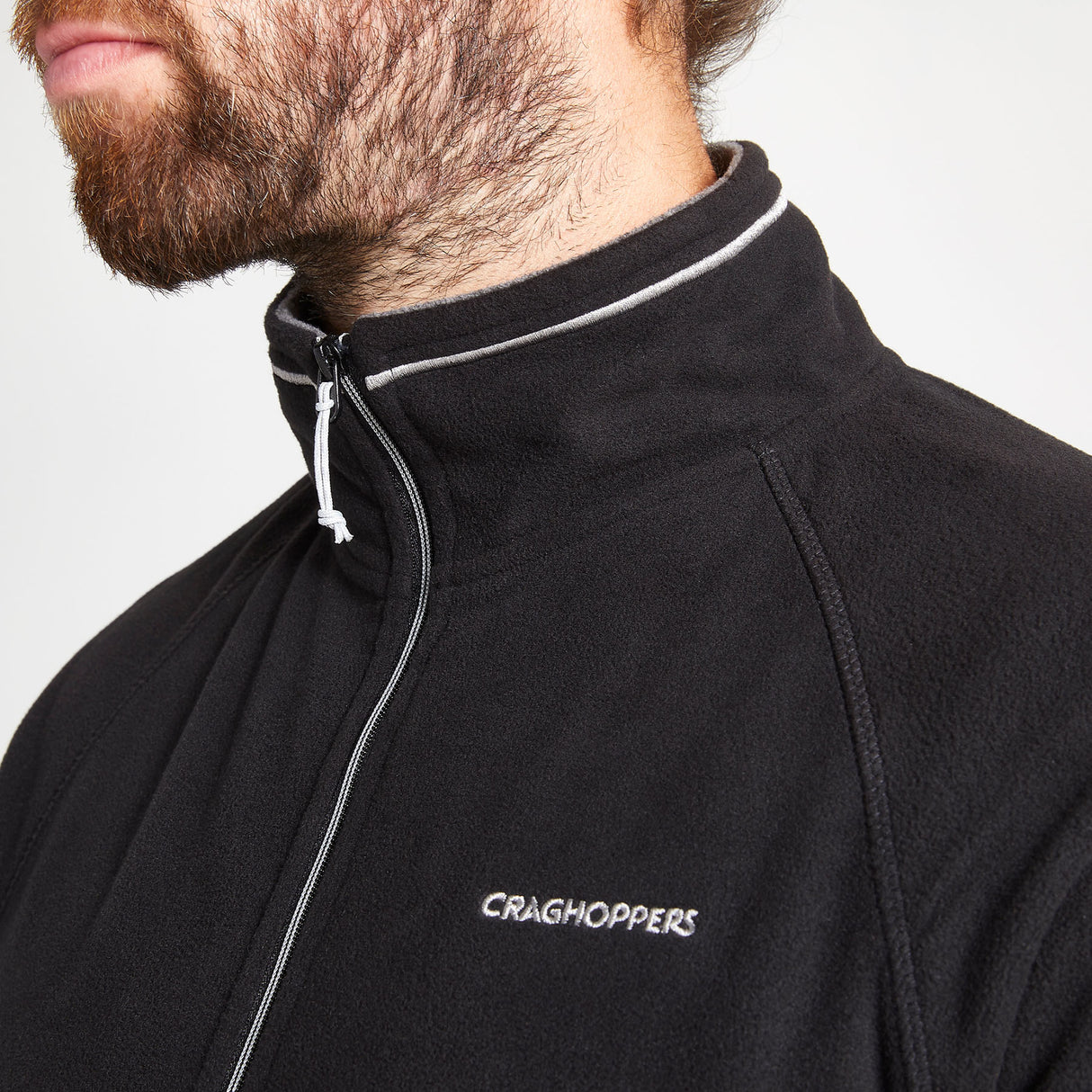 Craghoppers Men's Corey VI Half Zip Fleece Pullover Black / Small-Black / Medium-Black / Large-Black / X-Large-Black / XX-Large #- 53 Degrees North