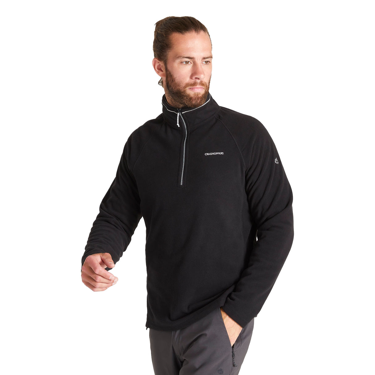 Craghoppers Men's Corey VI Half Zip Fleece Pullover Black / Small-Black / Medium-Black / Large-Black / X-Large-Black / XX-Large #- 53 Degrees North
